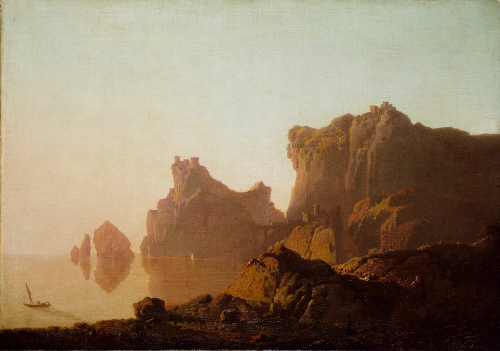 The Gulf of Salerno by Joseph Wright of Derby, 1783–85 — fine art print