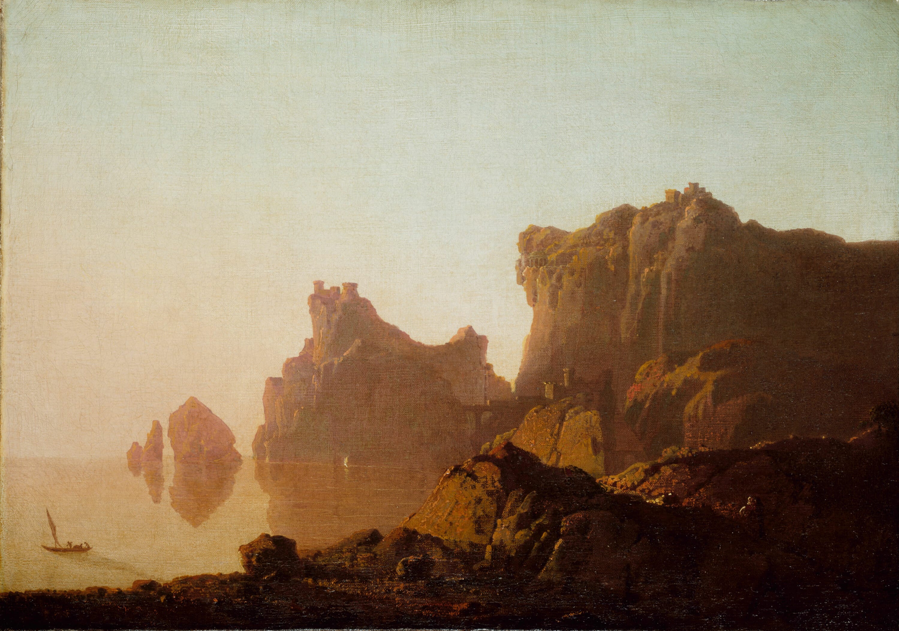 The Gulf of Salerno by Joseph Wright of Derby, 1783–85 — fine art print