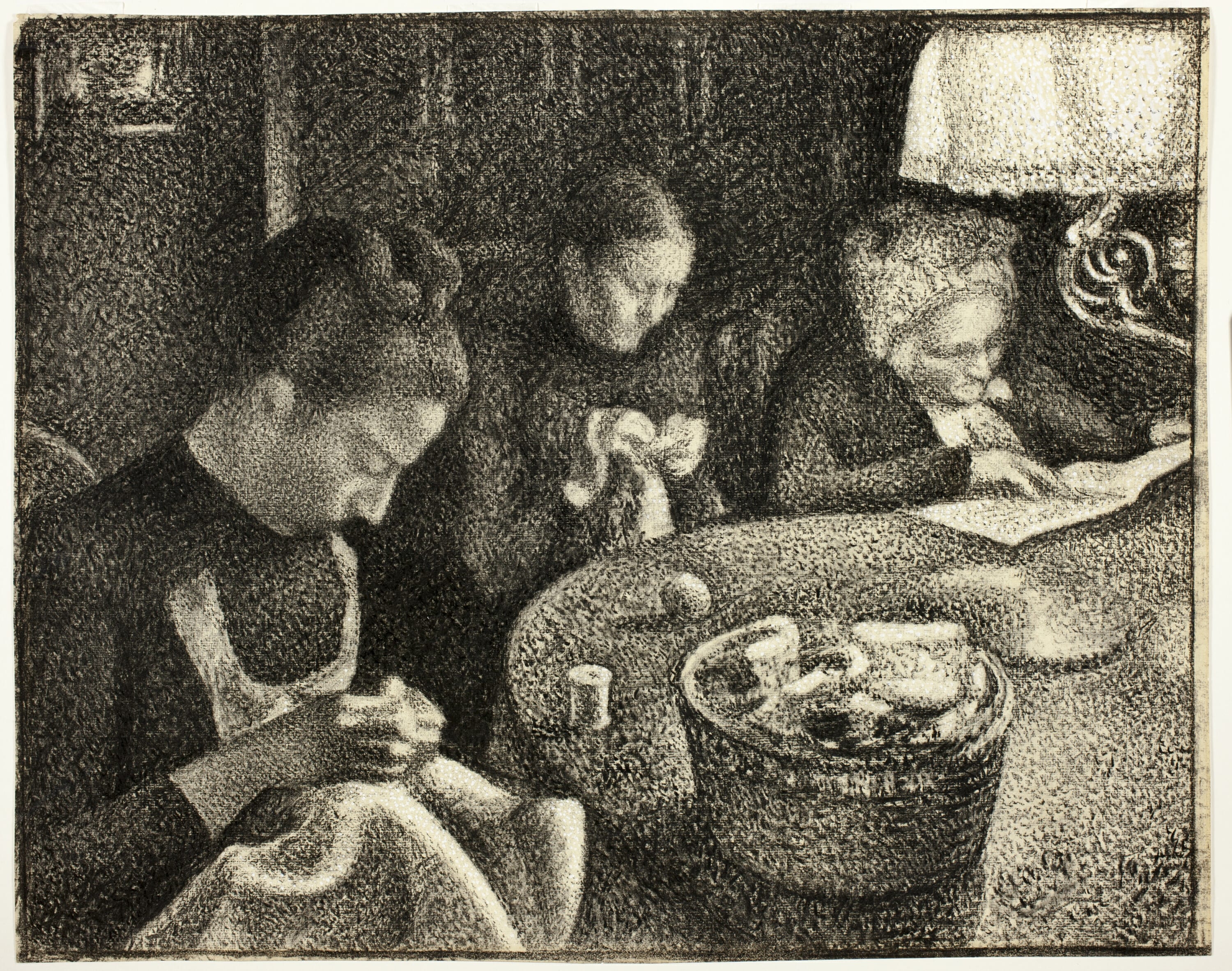 Bourgeois Interior by Georges Lemmen, 1890/91 — fine art print