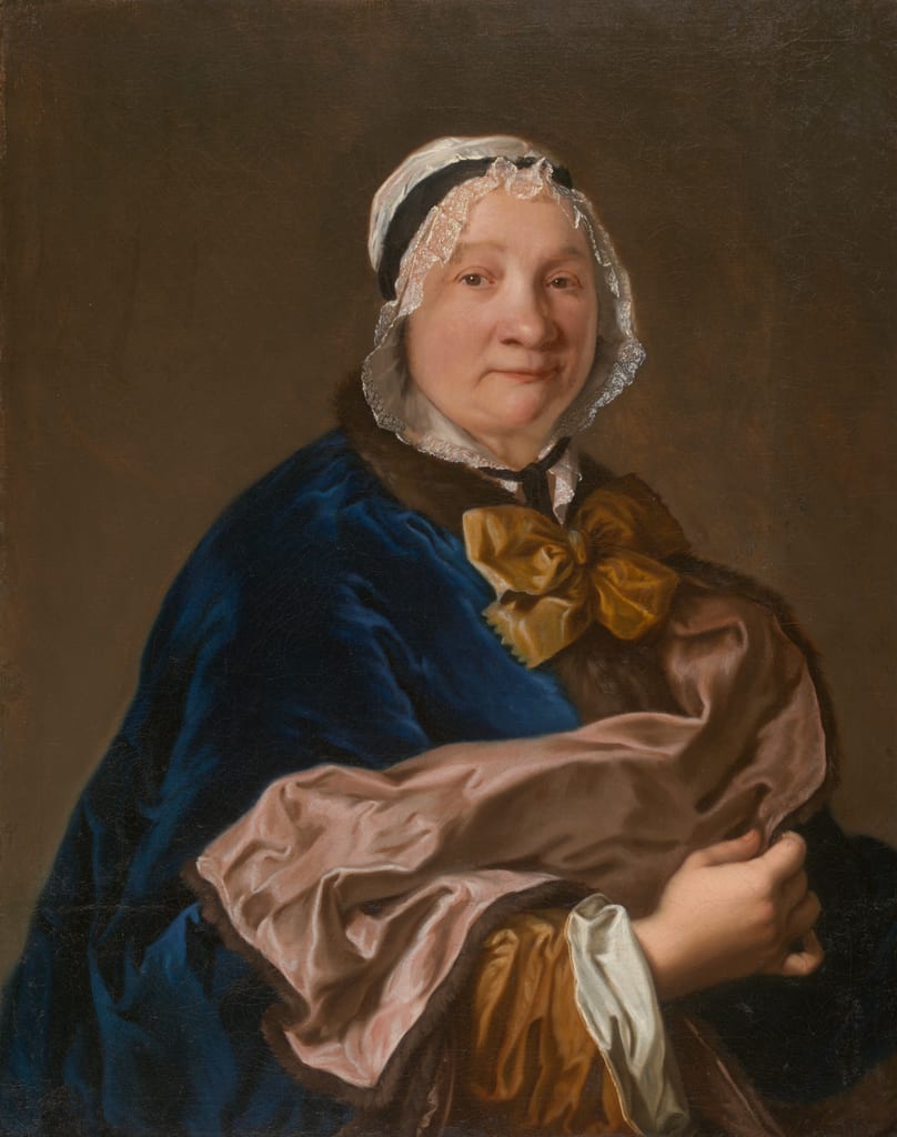 Portrait of a Lady by French School, 1725–50 — fine art print