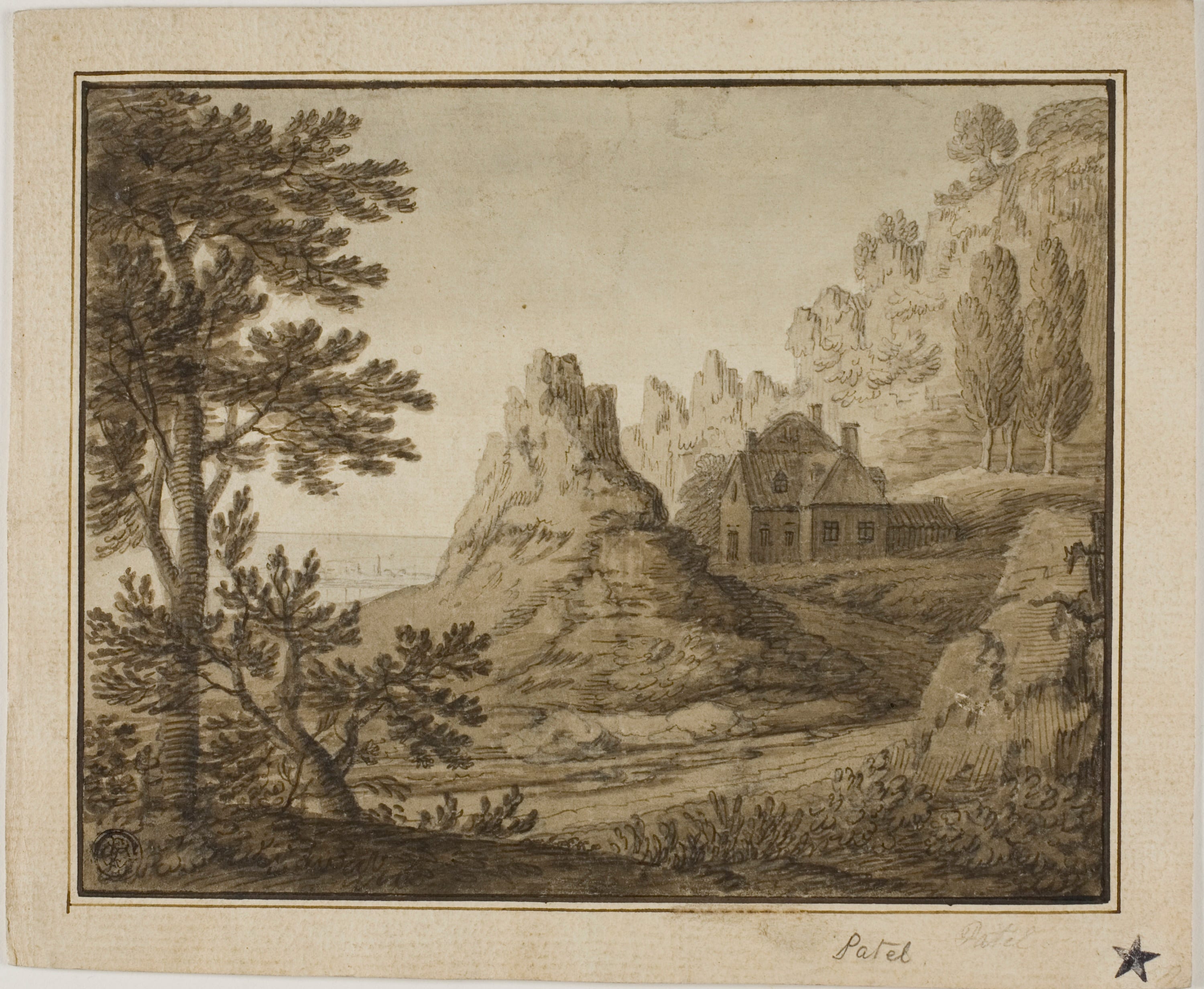 Mountainous Coastal Village by Pierre Patel, I, n.d. — fine art print