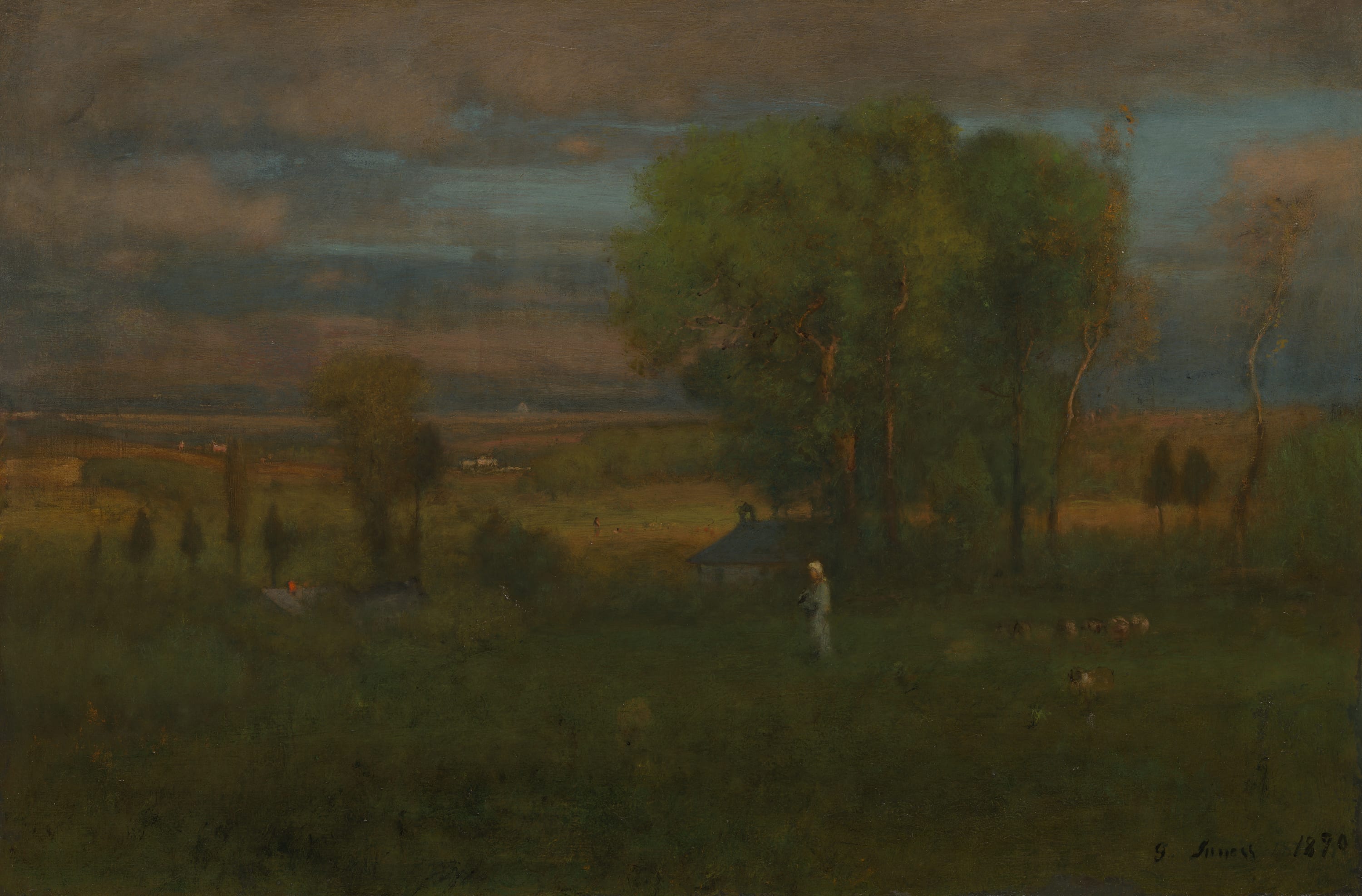 Twilight in Italy by George Inness, 1890 — fine art print