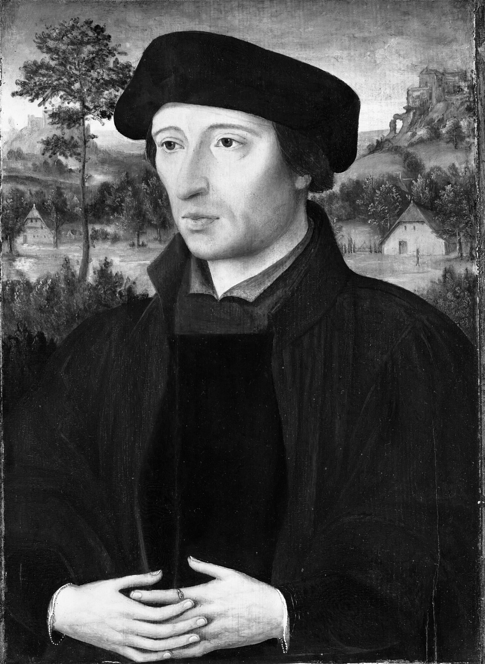 Portrait of a Man by North Netherlandish, c. 1525 — fine art print