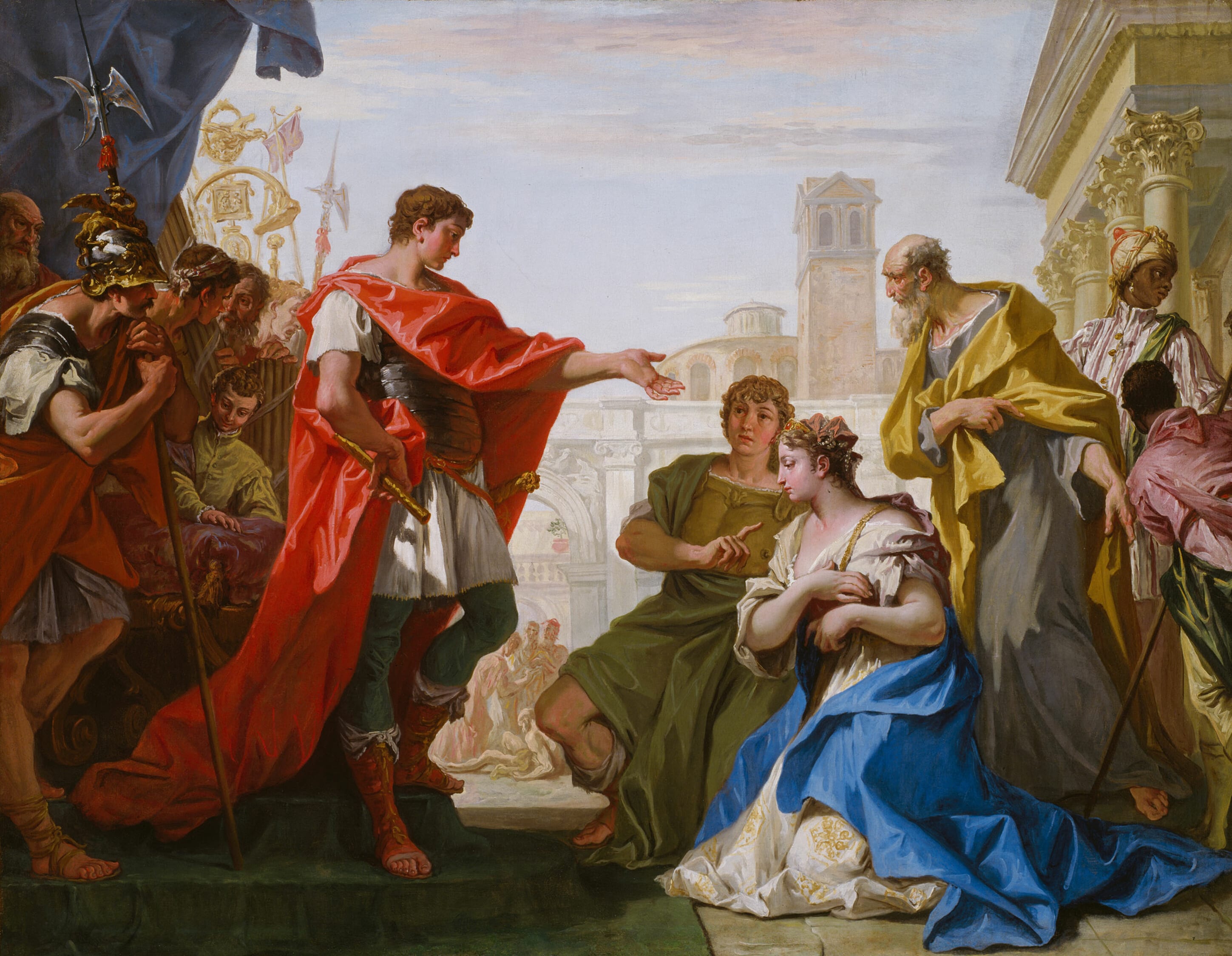 The Continence of Scipio by Sebastiano Ricci, c. 1706 — fine art print