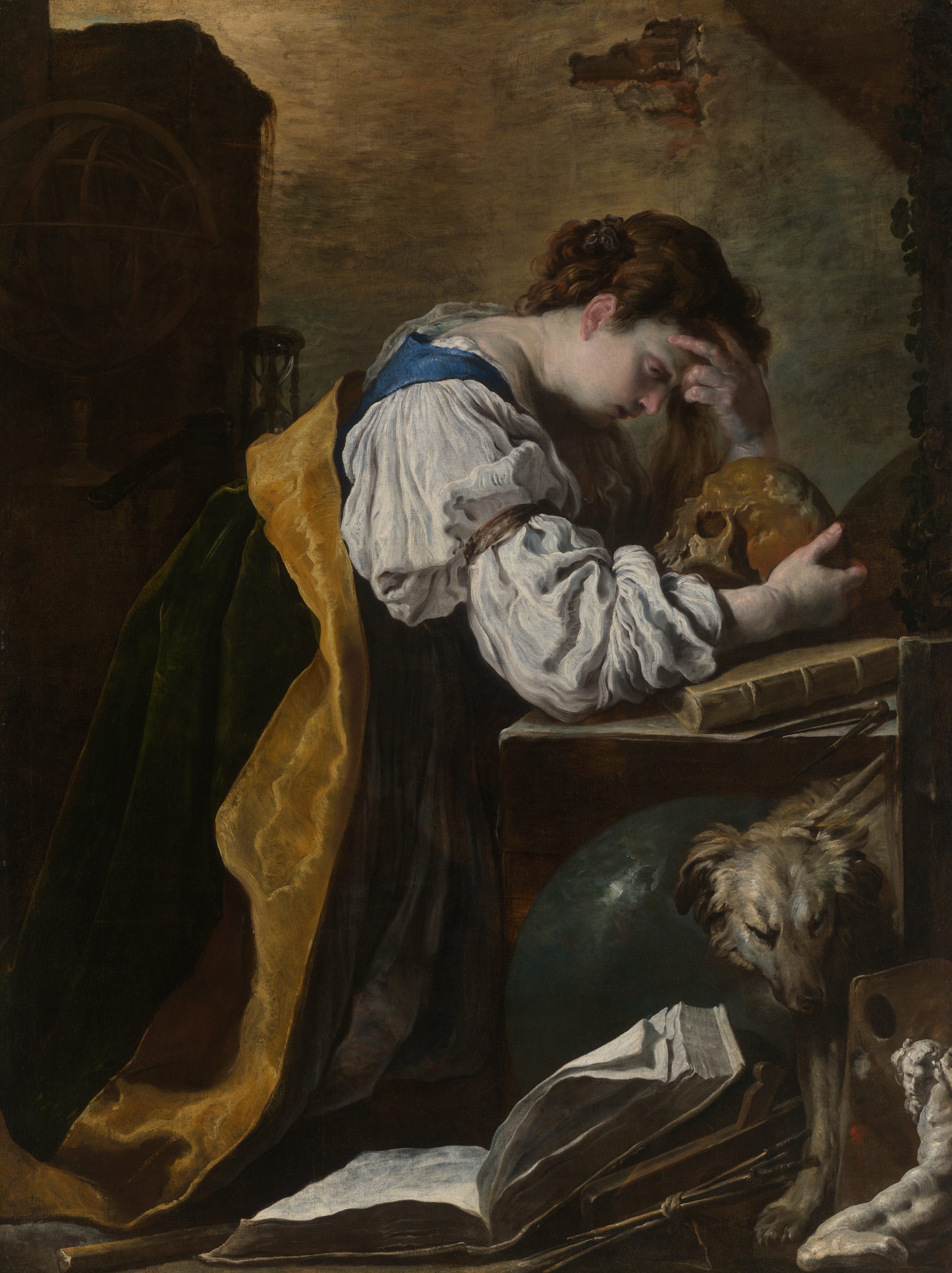Melancholia by Domenico Fetti, c. 1615 — fine art print