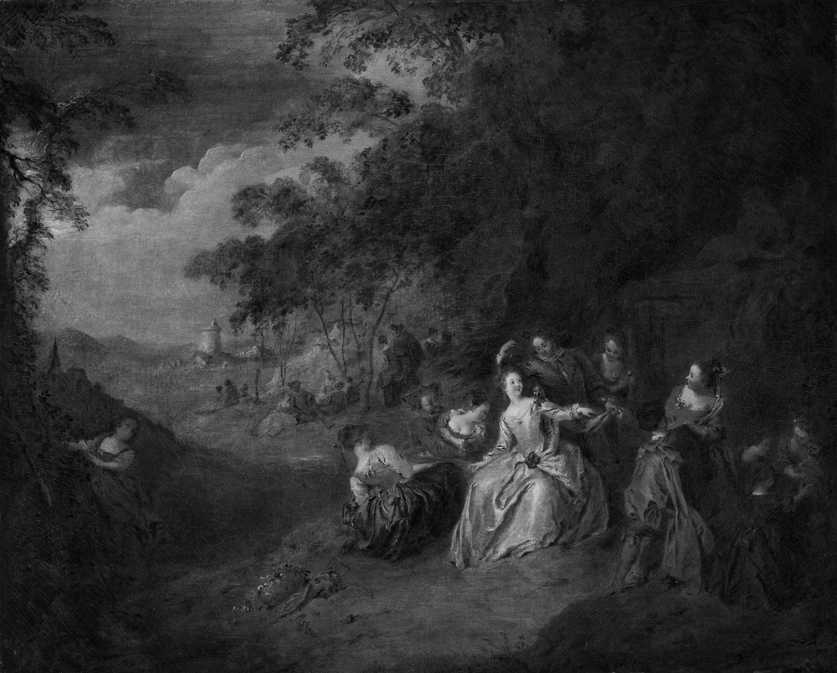 Love in the Open Air by After Jean Baptiste Joseph Pater, After c. 1731 — fine art print