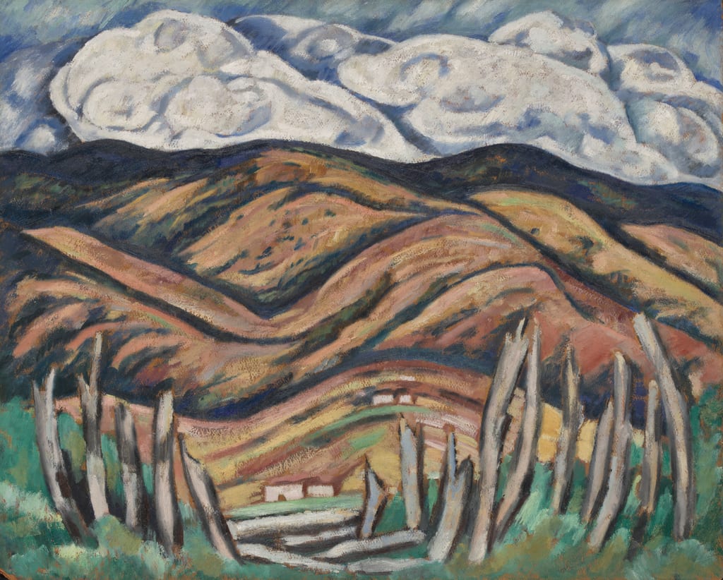 The Last of New England—The Beginning of New Mexico by Marsden Hartley, 1918–19 — fine art print