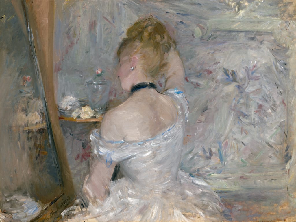 Woman at Her Toilette by Berthe Morisot, 1875–80 — fine art print