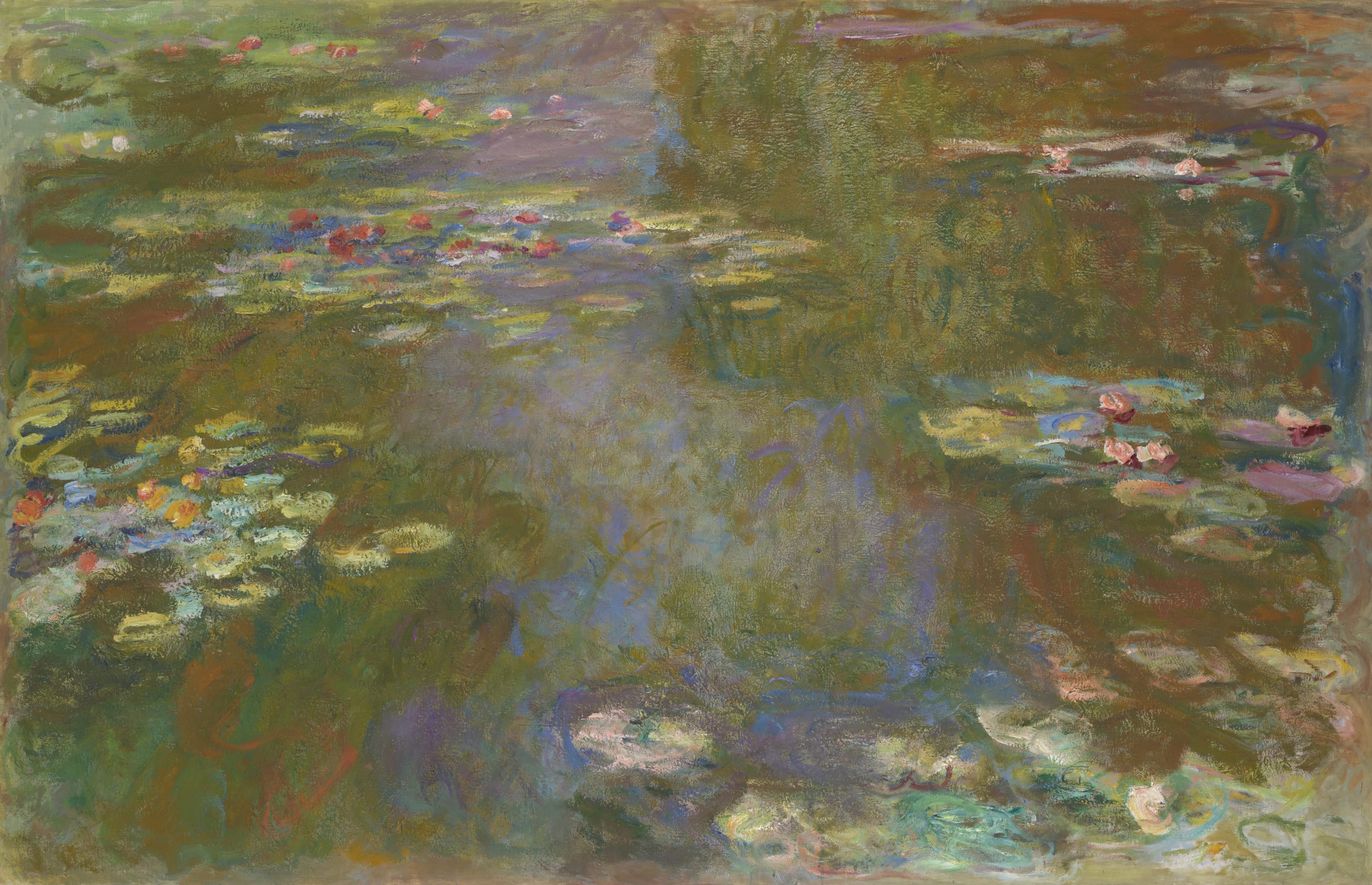 Water Lily Pond by Claude Monet, 1917–19 — fine art print