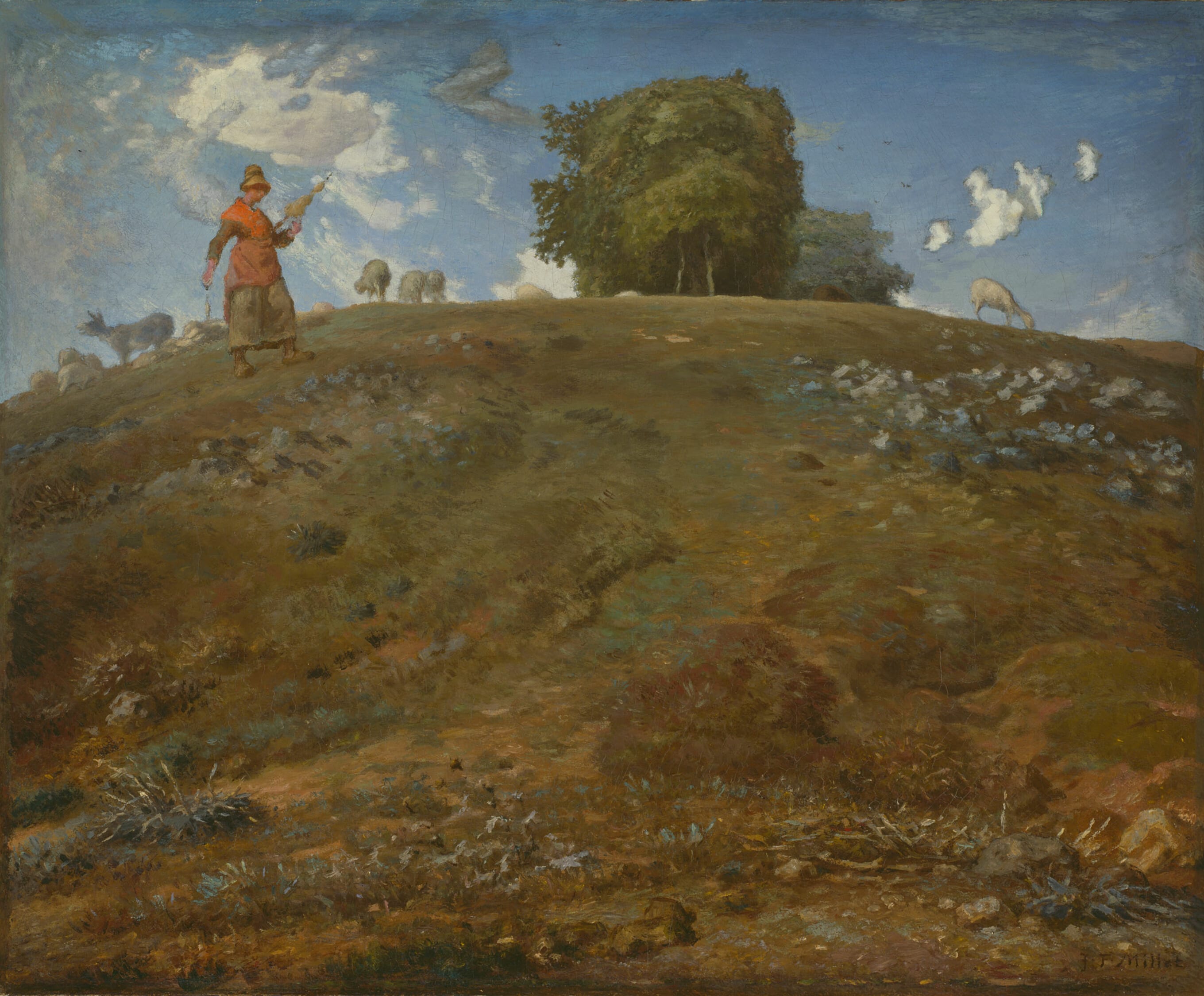 In the Auvergne by Jean François Millet, c. 1866–69 — fine art print