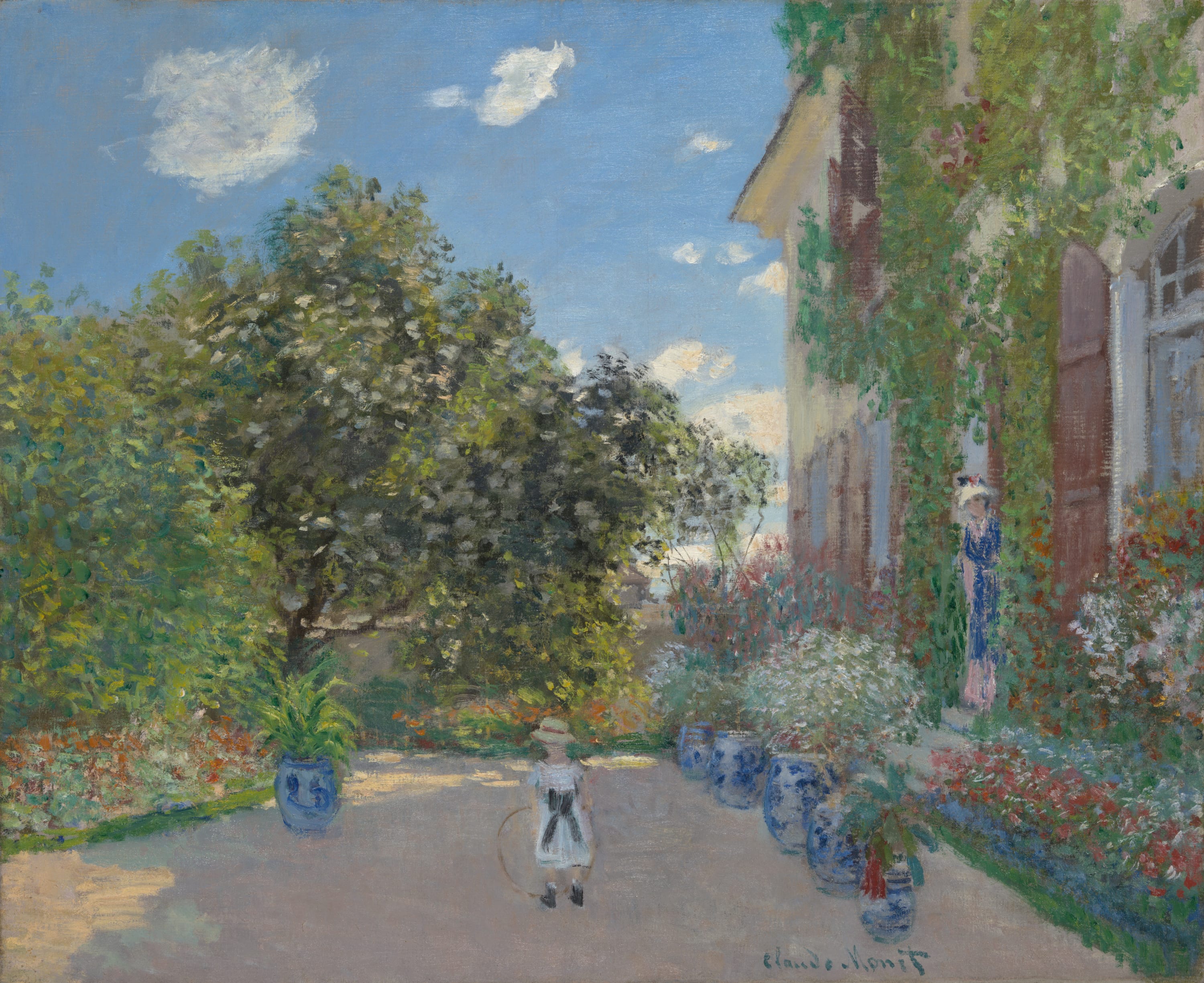 The Artist's House at Argenteuil by Claude Monet, 1873 — fine art print