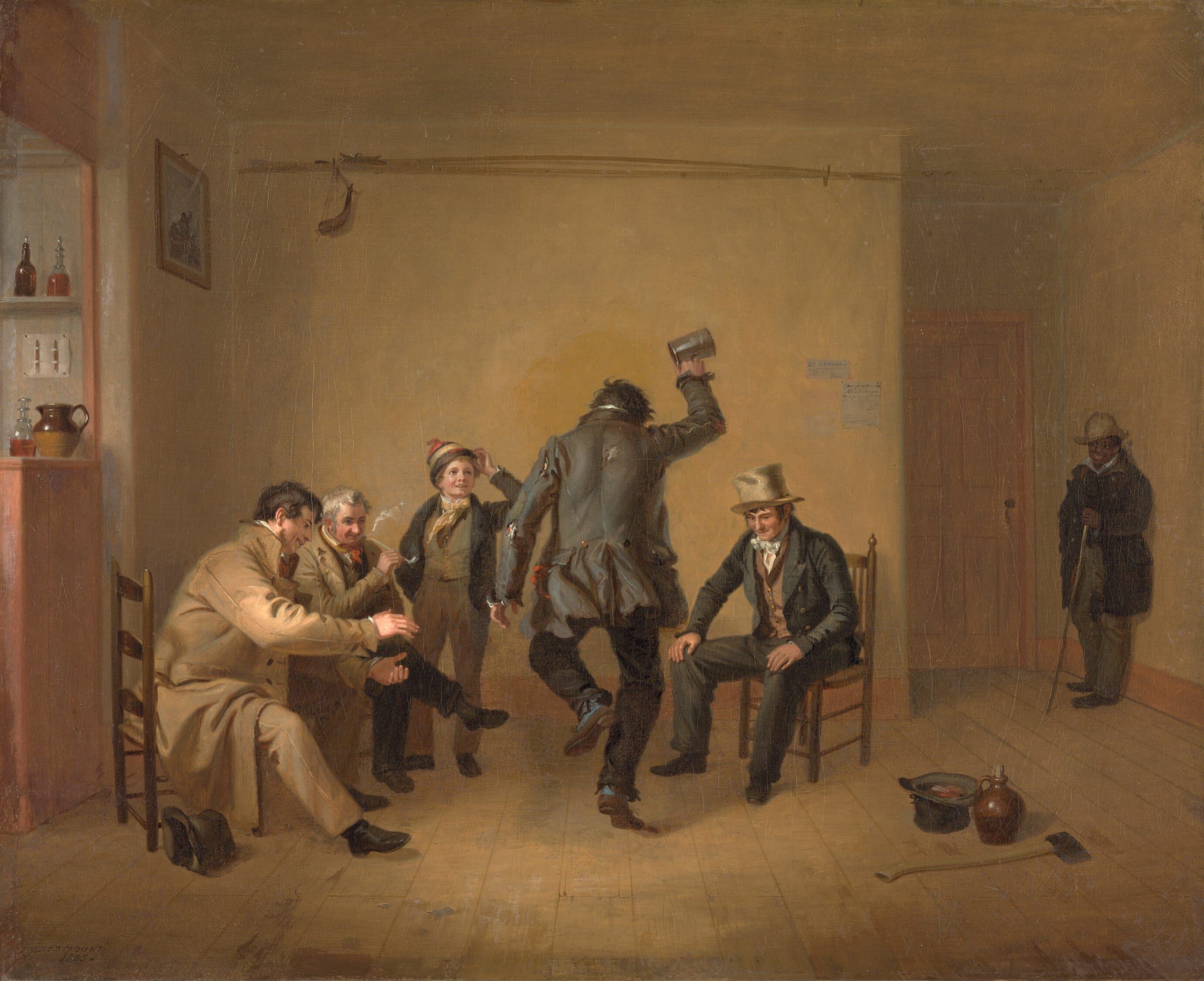 Bar-room Scene by William Sidney Mount, 1835 — fine art print