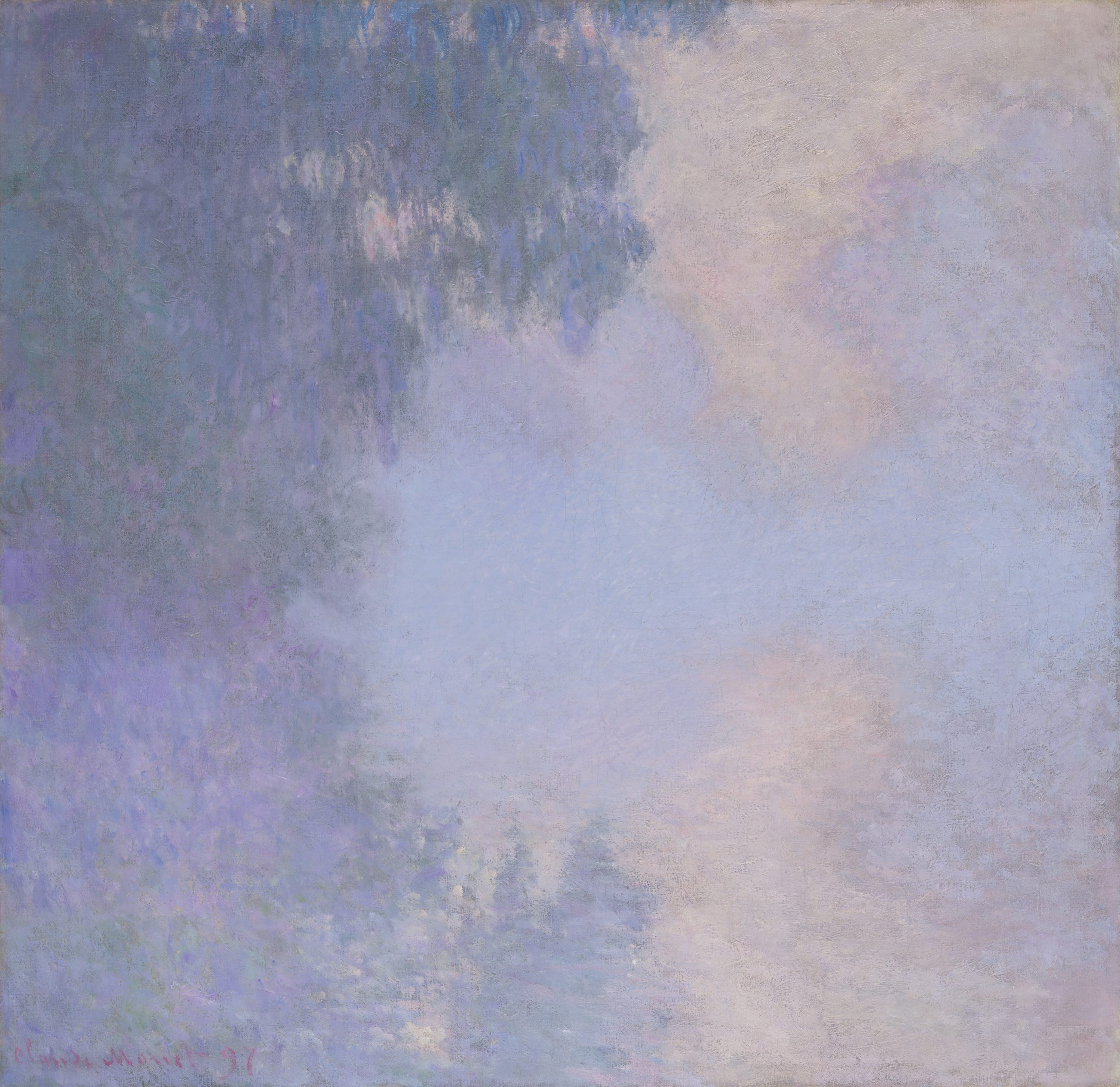 Branch of the Seine near Giverny (Mist) by Claude Monet, 1897 — fine art print