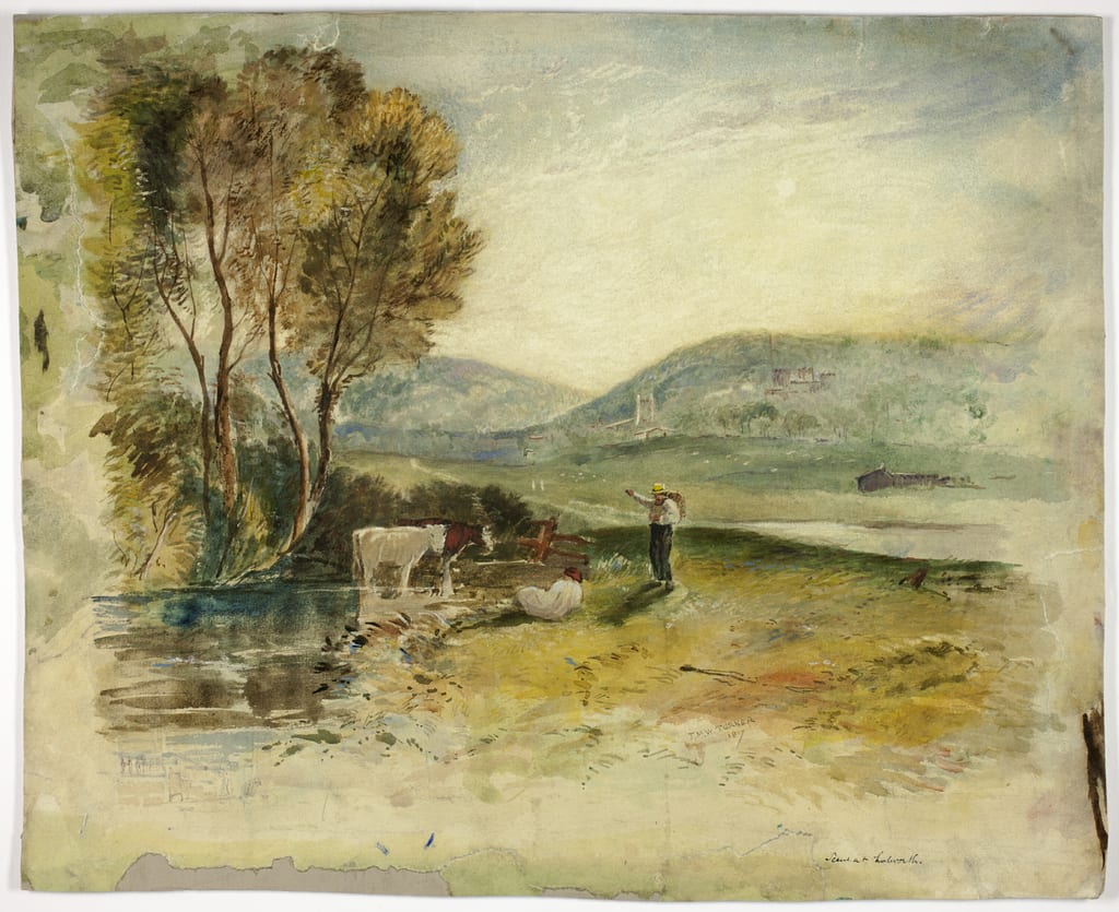 Scene at Lutworth by Joseph Mallord William Turner, 1870/80 — fine art print