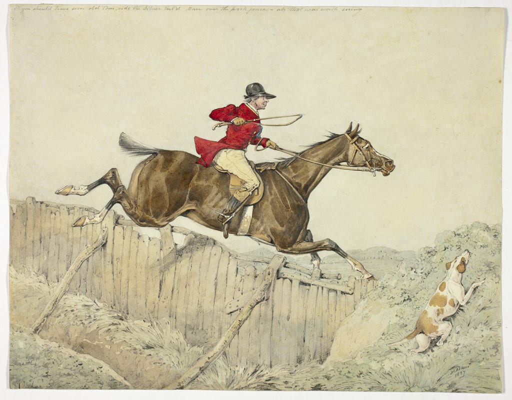 Pink Coated Rider by Henry Alken, 1827 — fine art print