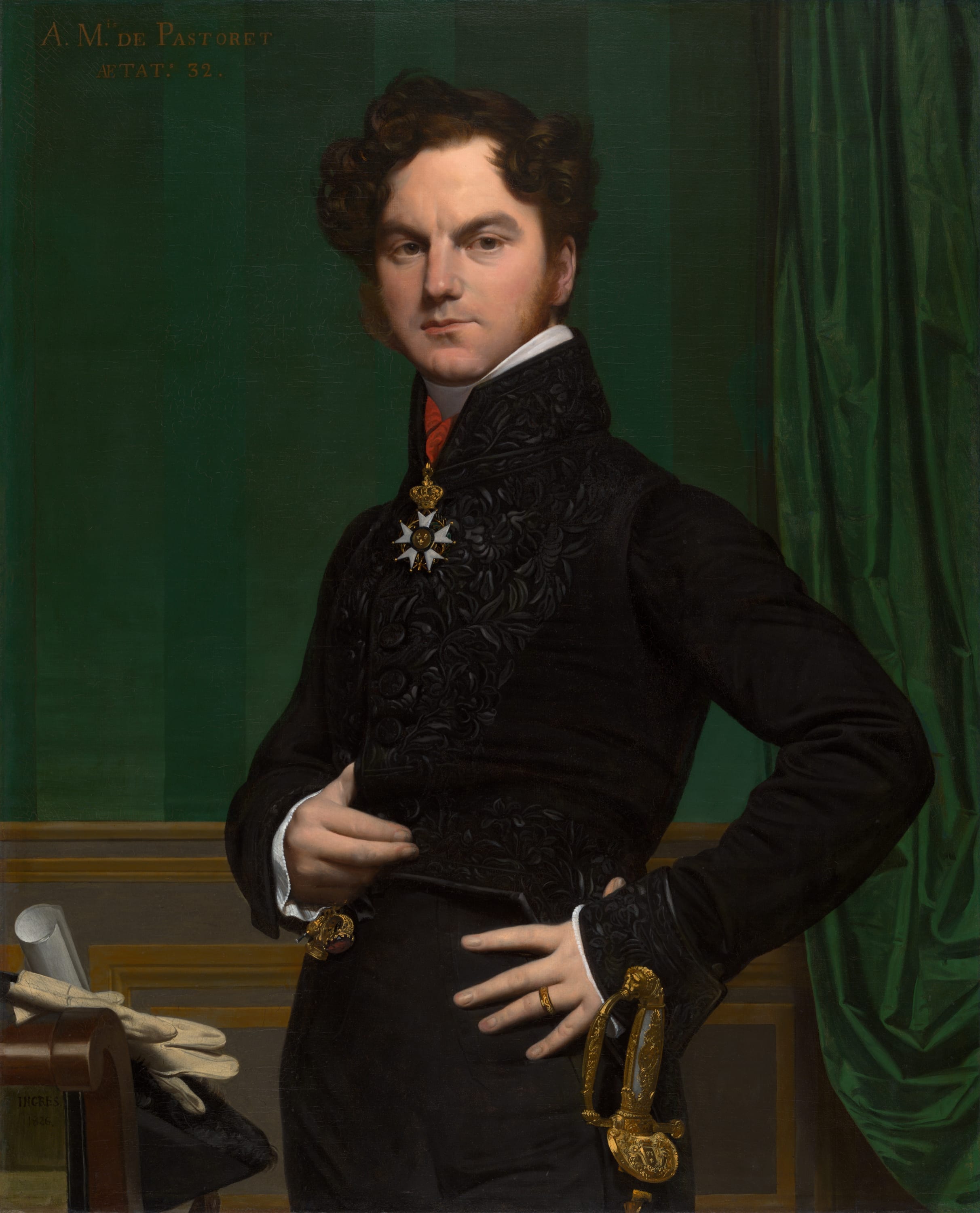 Amédée-David, the Comte de Pastoret by Jean Auguste Dominique Ingres, 1823–26 — fine art print