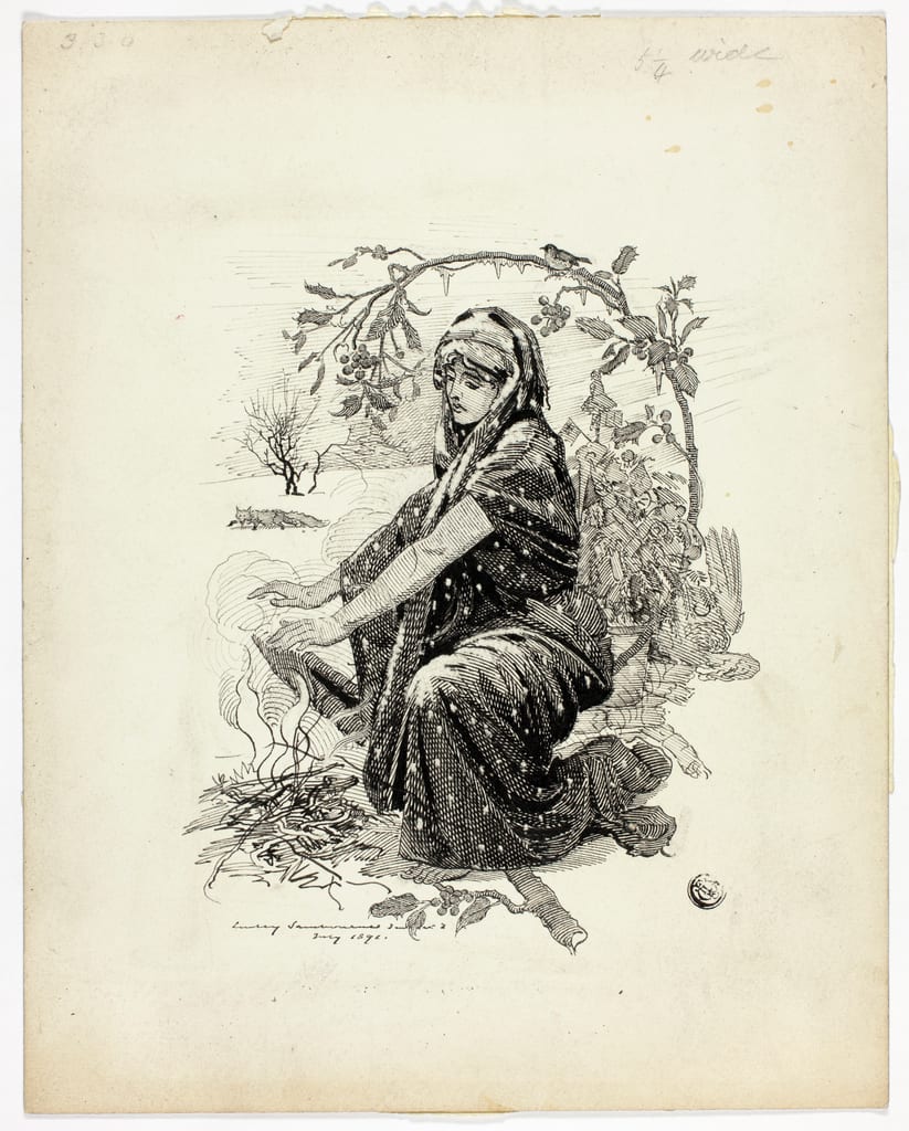 Winter by Edward Linley Sambourne, 1891 — fine art print