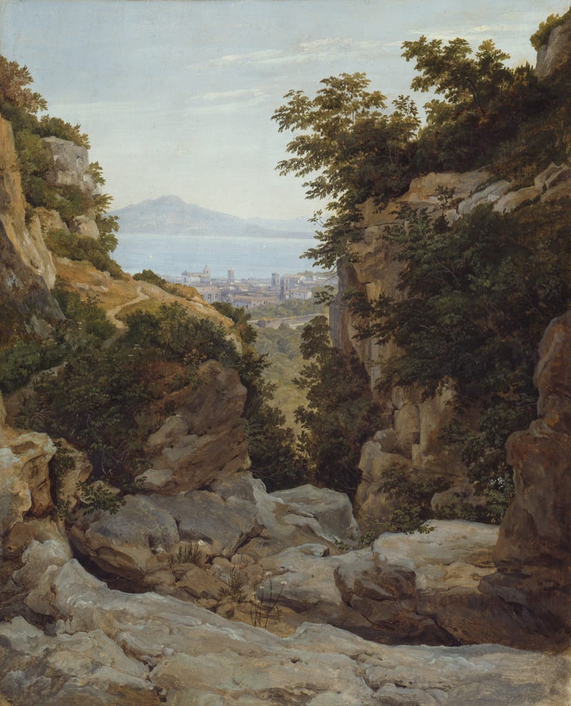 Italian Landscape by Heinrich Reinhold, 1821–24 — fine art print