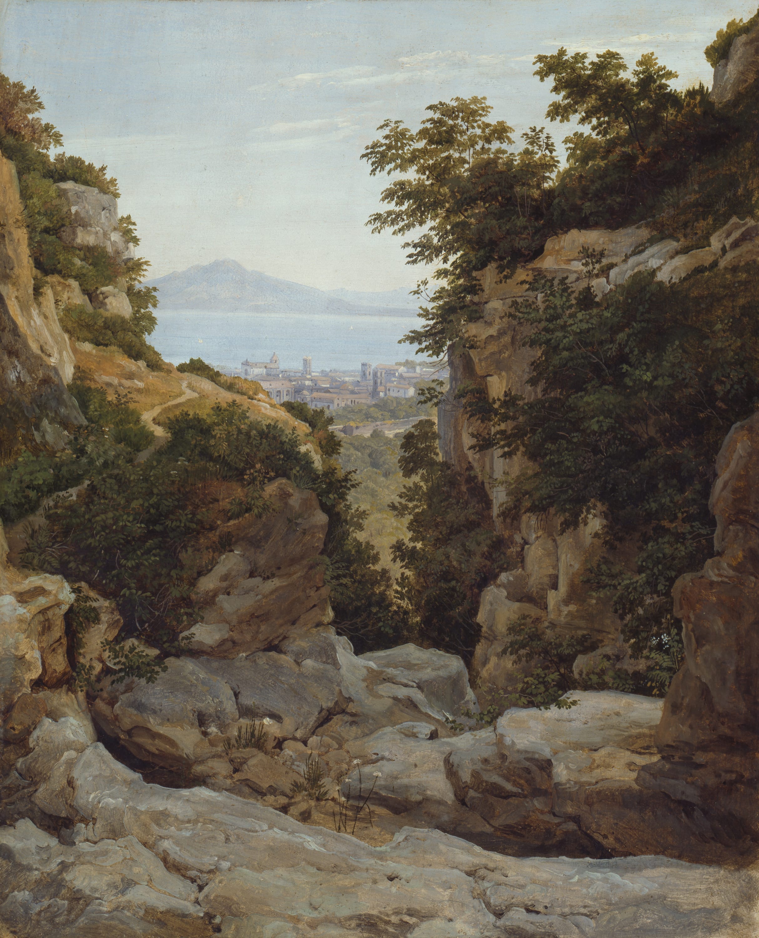 Italian Landscape by Heinrich Reinhold, 1821–24 — fine art print
