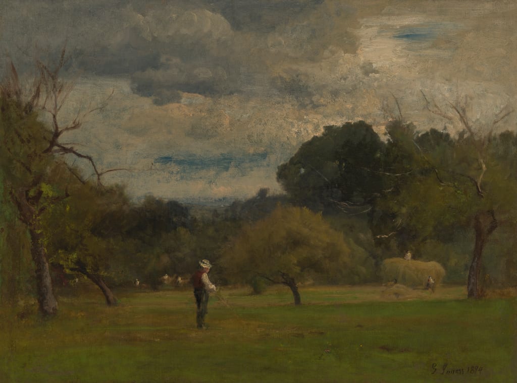 Harvest, Montclair, New Jersey by George Inness, 1884 — fine art print