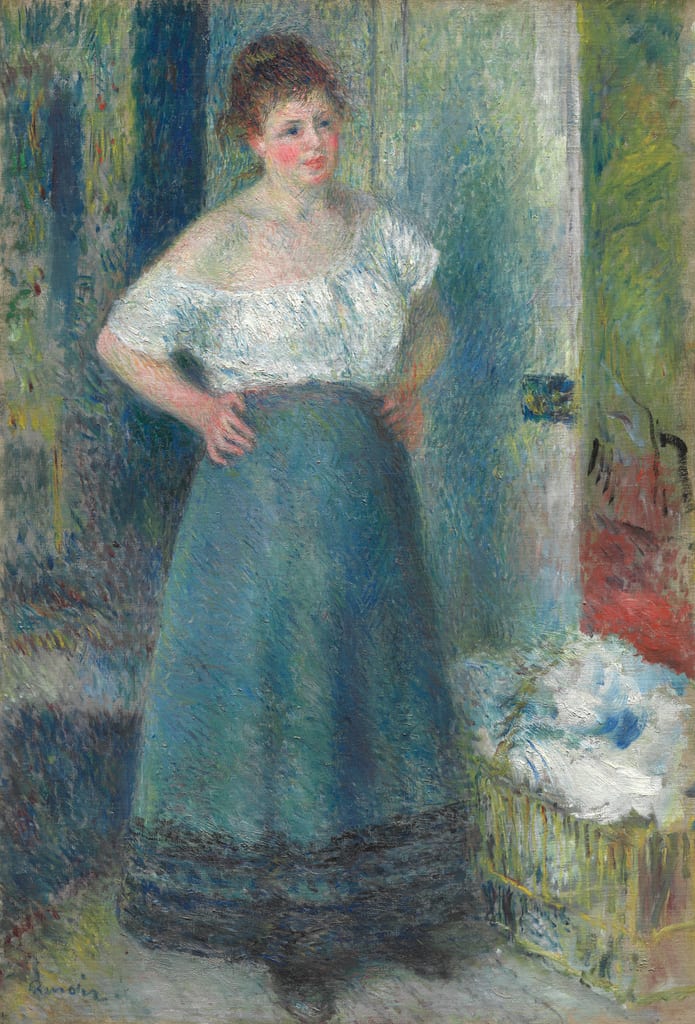 The Laundress by Pierre-Auguste Renoir, 1877–79 — fine art print