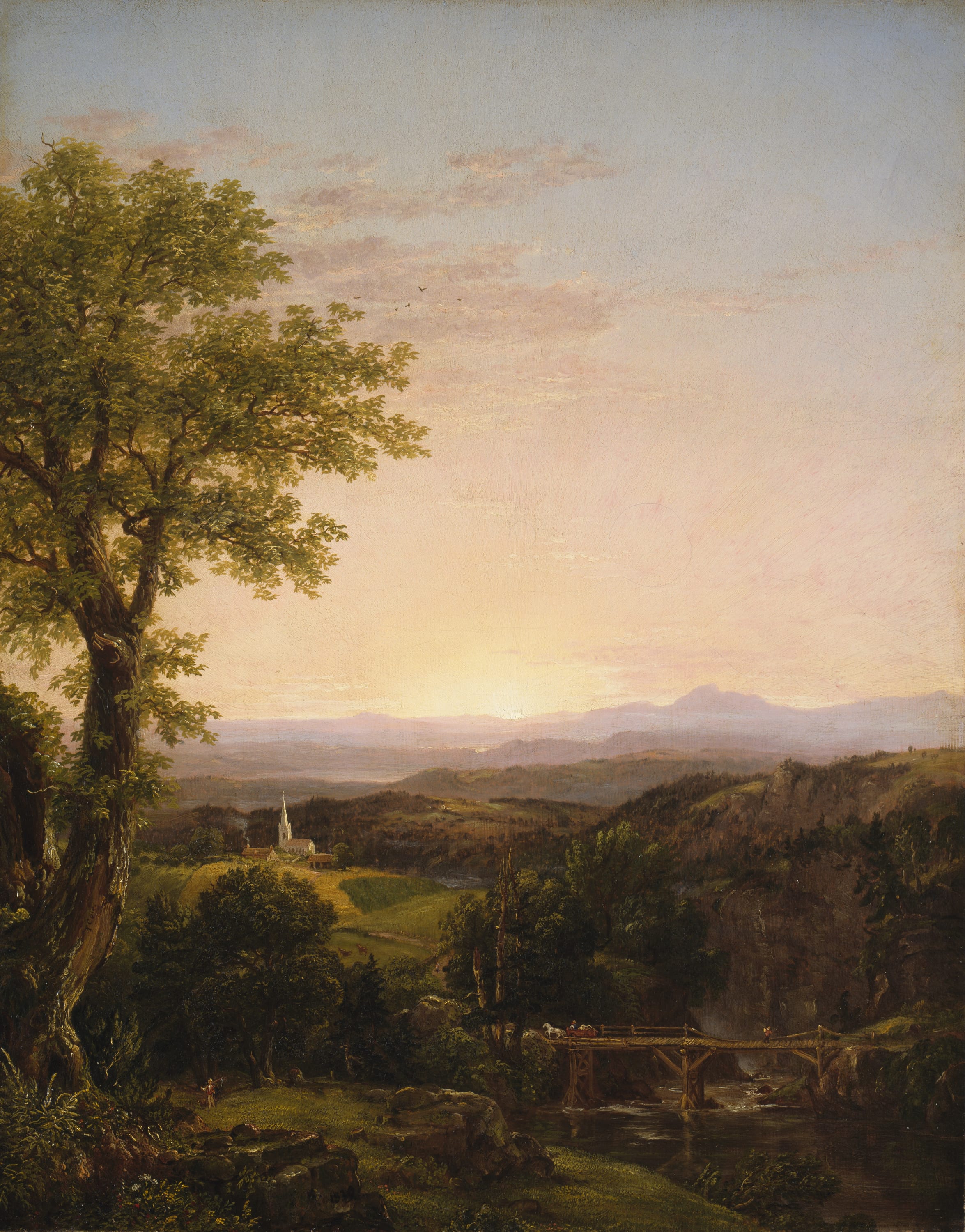 New England Scenery by Thomas Cole, 1839 — fine art print