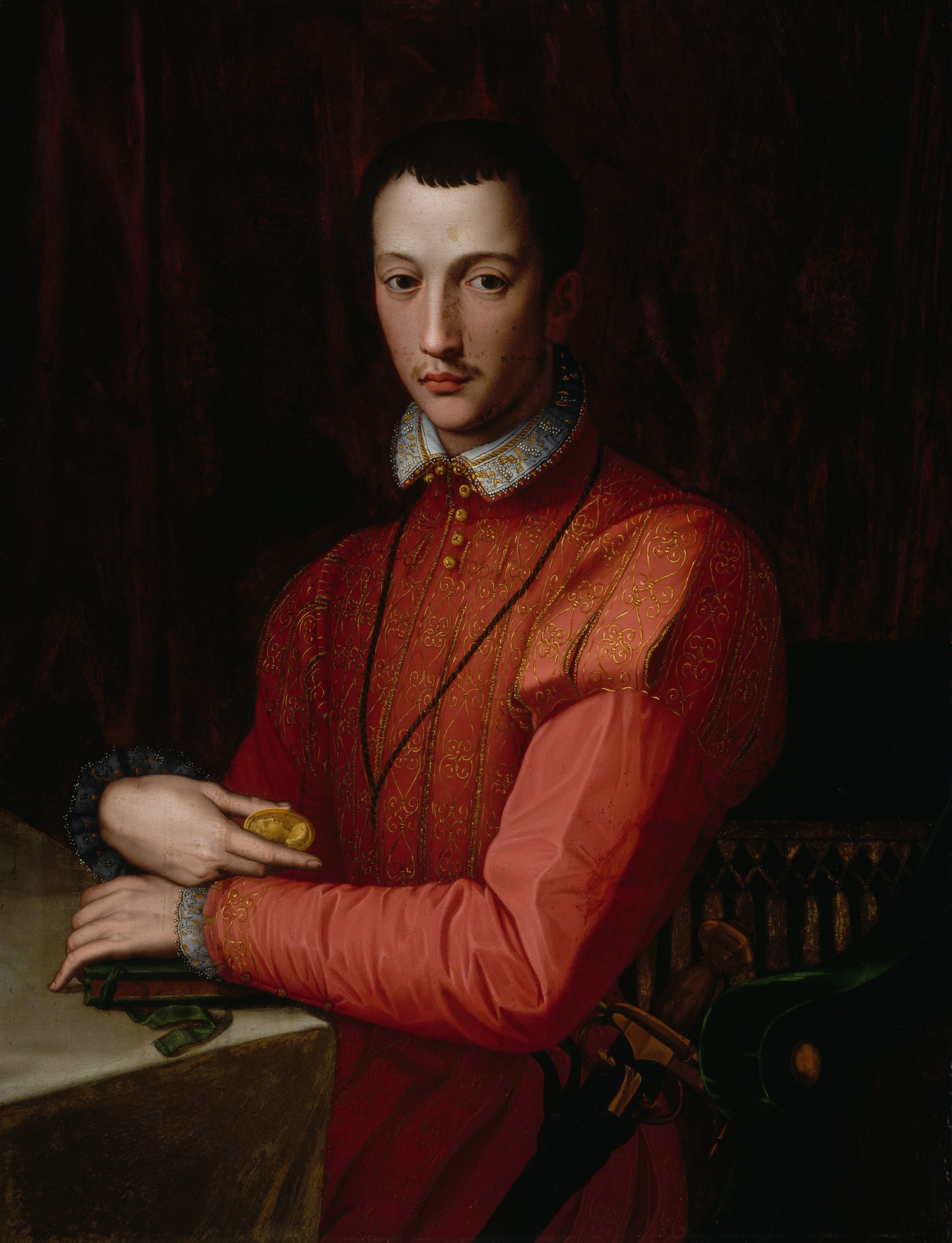 Francesco de' Medici by Alessandro Allori, c. 1560 — fine art print