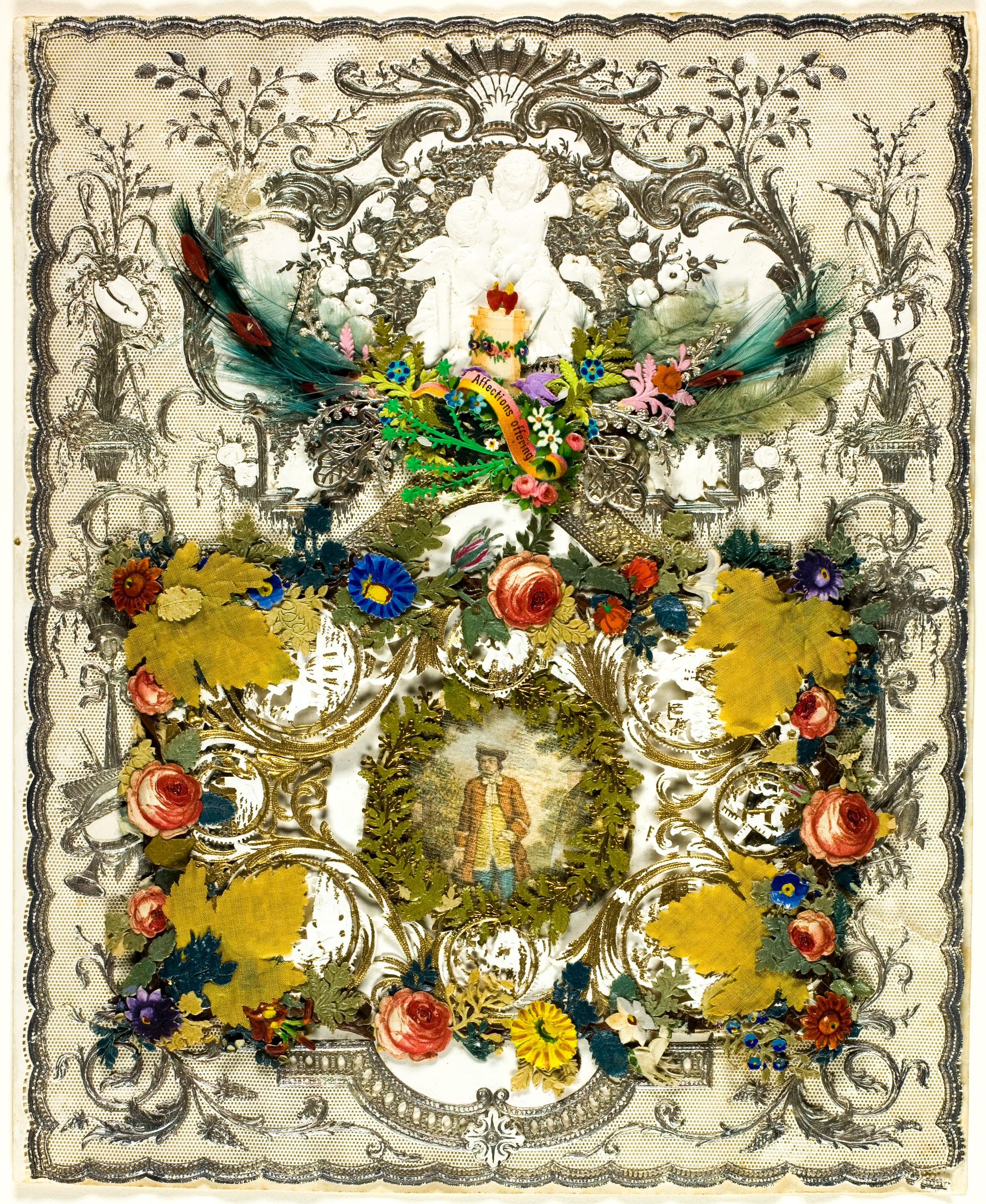 Affections Offering (Valentine) by Unknown Artist
American, 19th century, c. 1850 — fine art print