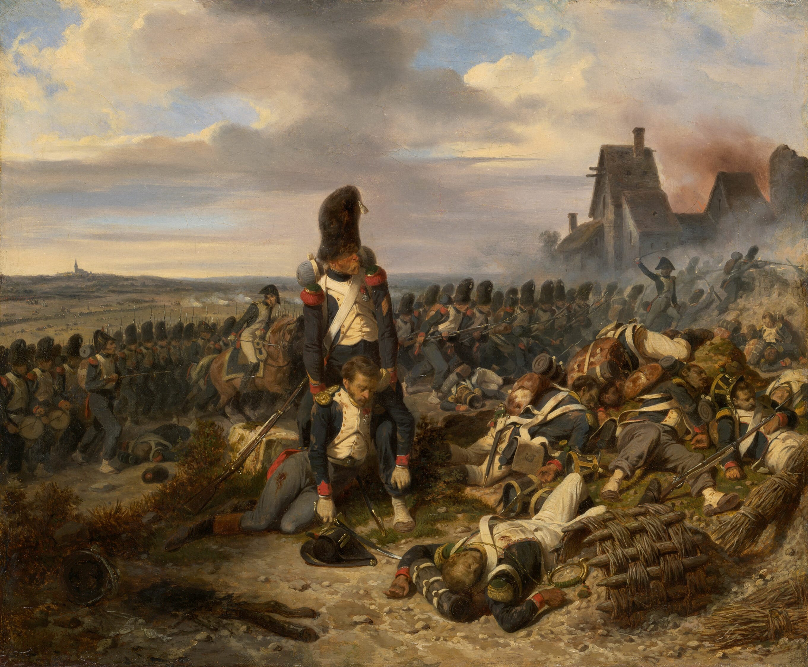 Battle Scene by Hippolyte Bellangé, c. 1825 — fine art print
