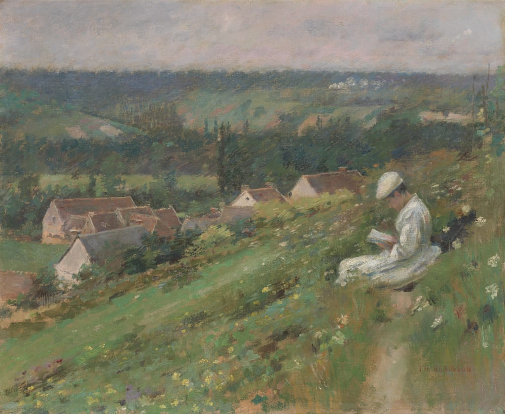 The Valley of Arconville by Theodore Robinson, c. 1887 — fine art print