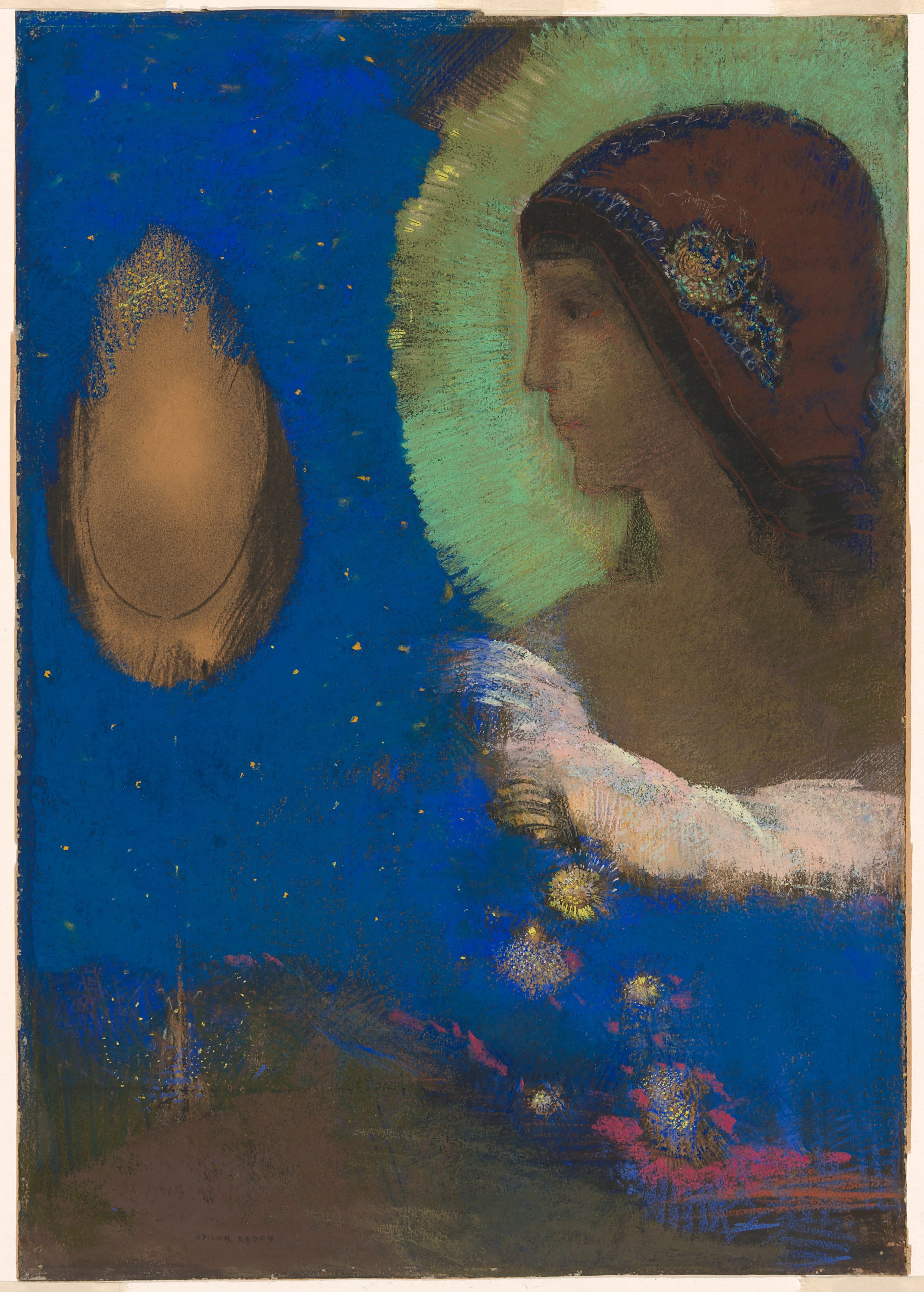 Sita by Odilon Redon, c. 1893 — fine art print