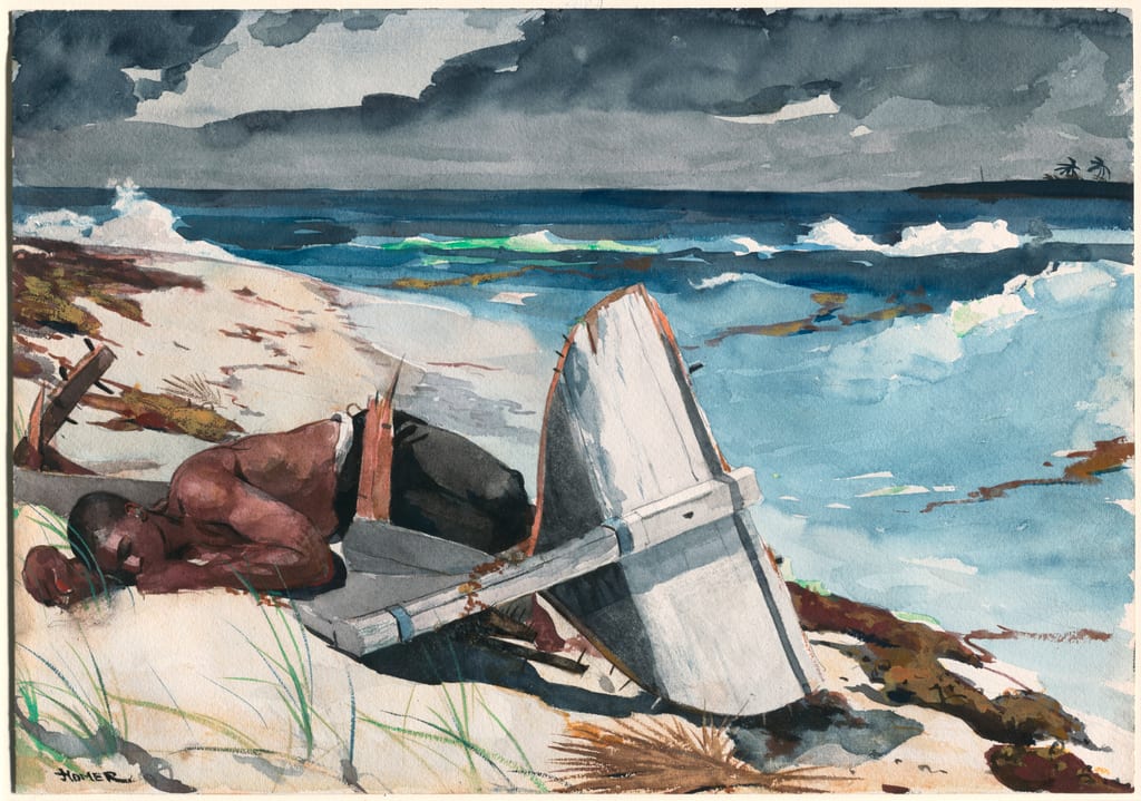 After the Hurricane, Bahamas by Winslow Homer, 1899 — fine art print