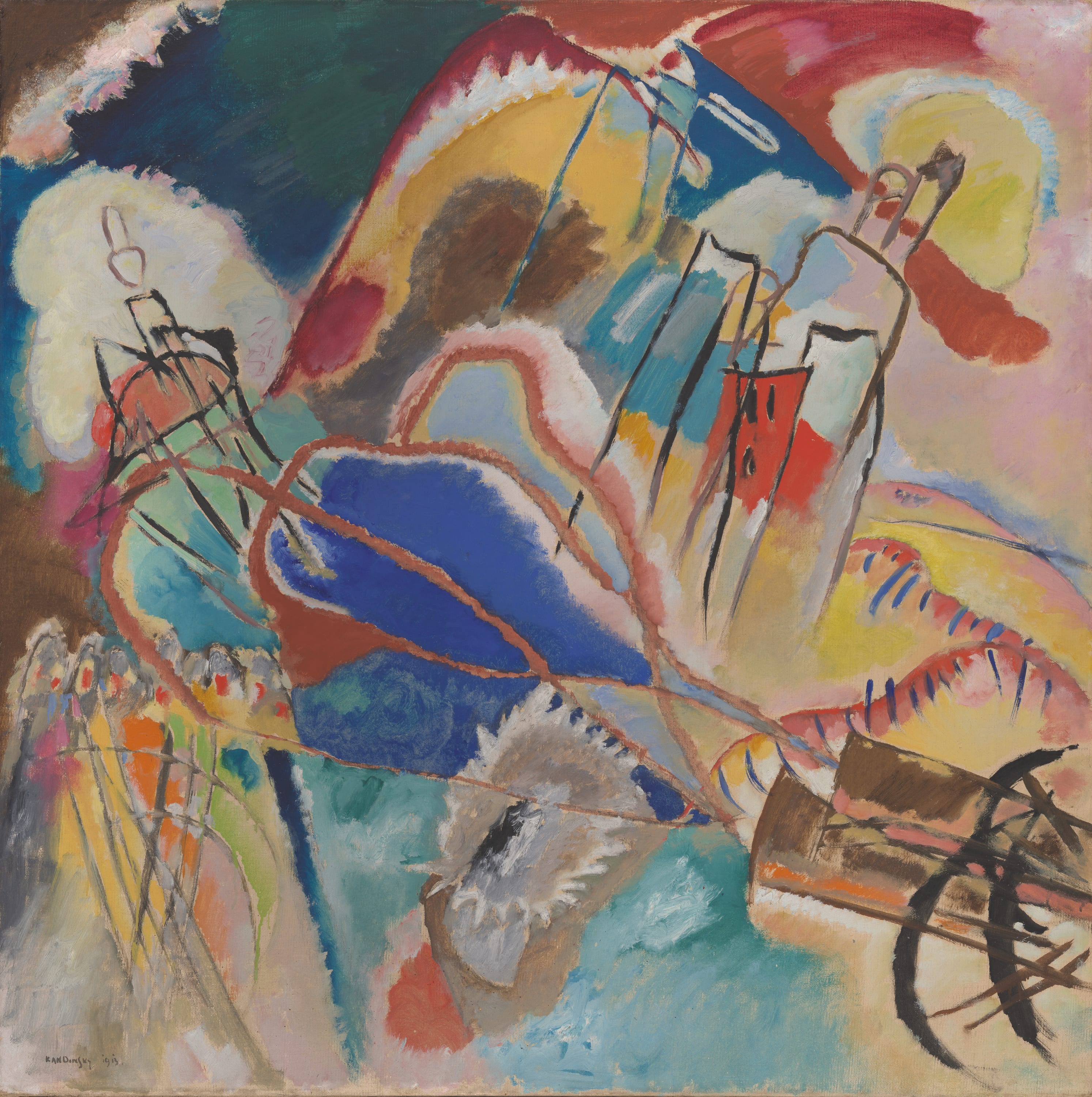 Improvisation No. 30 (Cannons) by Vasily Kandinsky, 1913 — fine art print