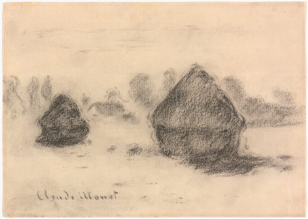 Stacks of Wheat by Claude Monet, 1891 — fine art print