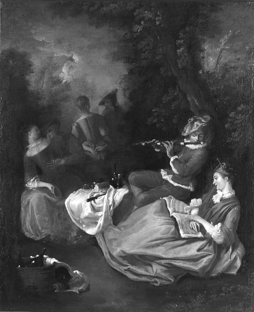 Fête Champêtre by French, 1725–1750 — fine art print