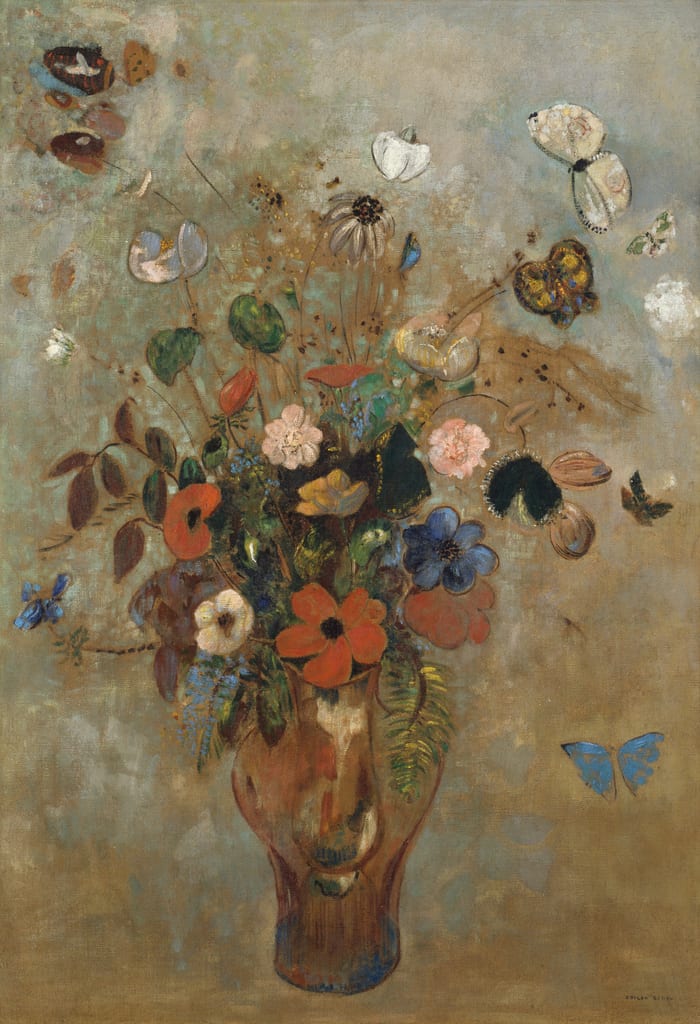 Still Life with Flowers by Odilon Redon, 1905 — fine art print