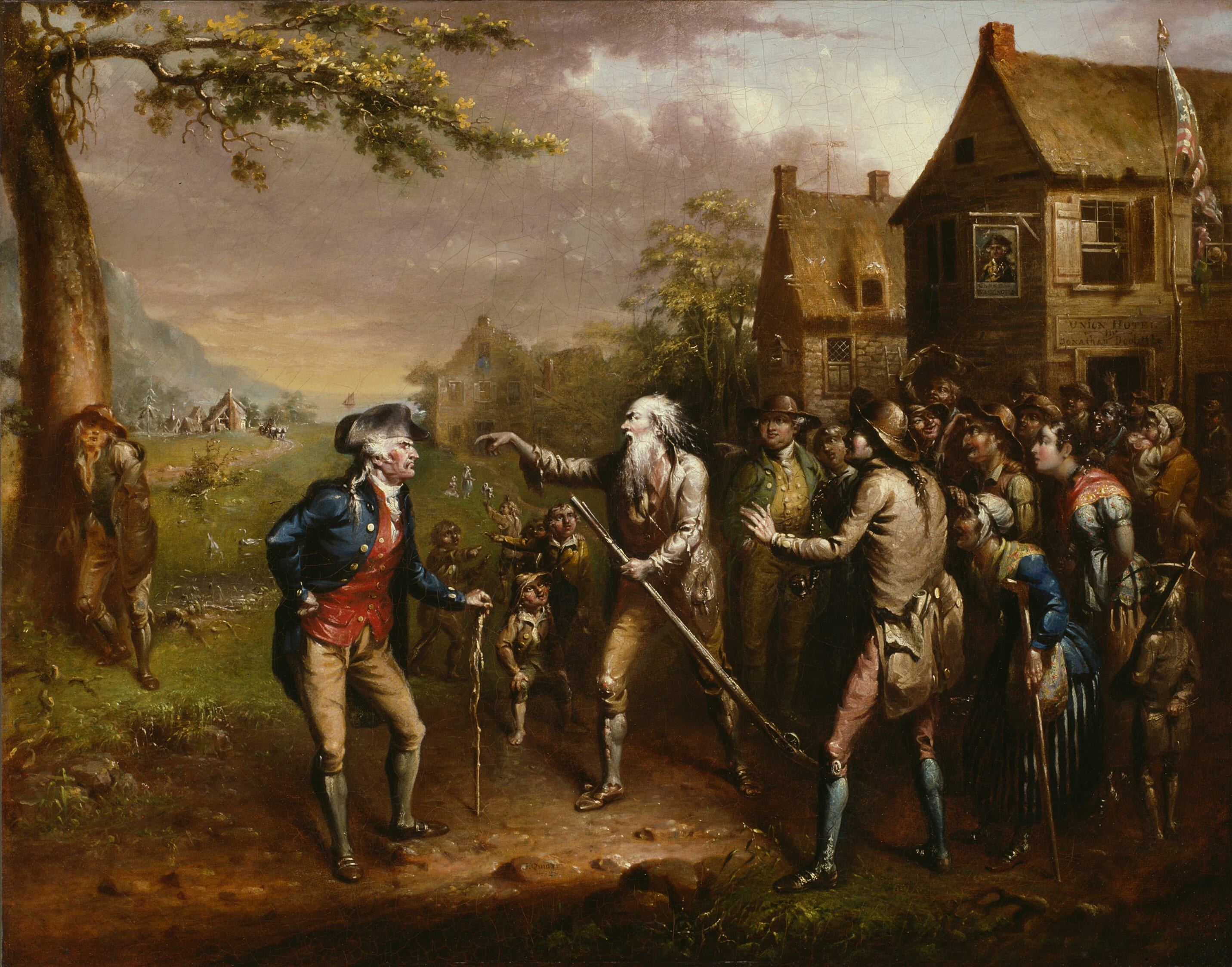Rip Van Winkle by John Quidor, 1829 — fine art print