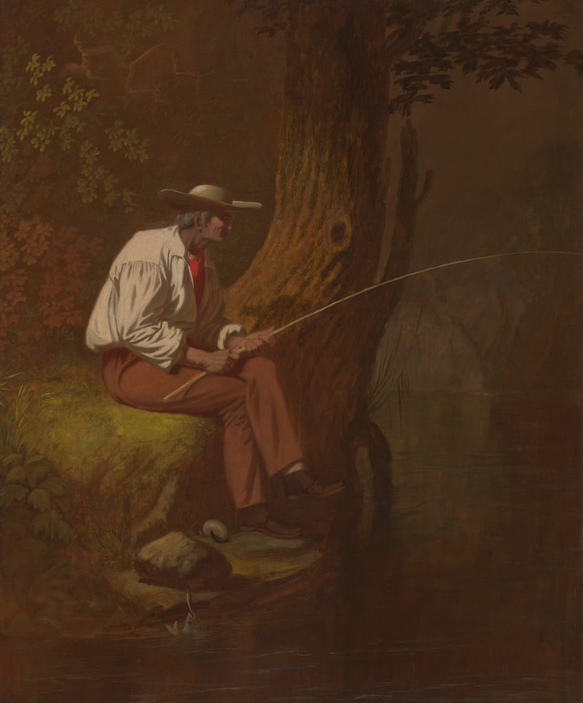 Mississippi Fisherman by George Caleb Bingham, c. 1850 — fine art print
