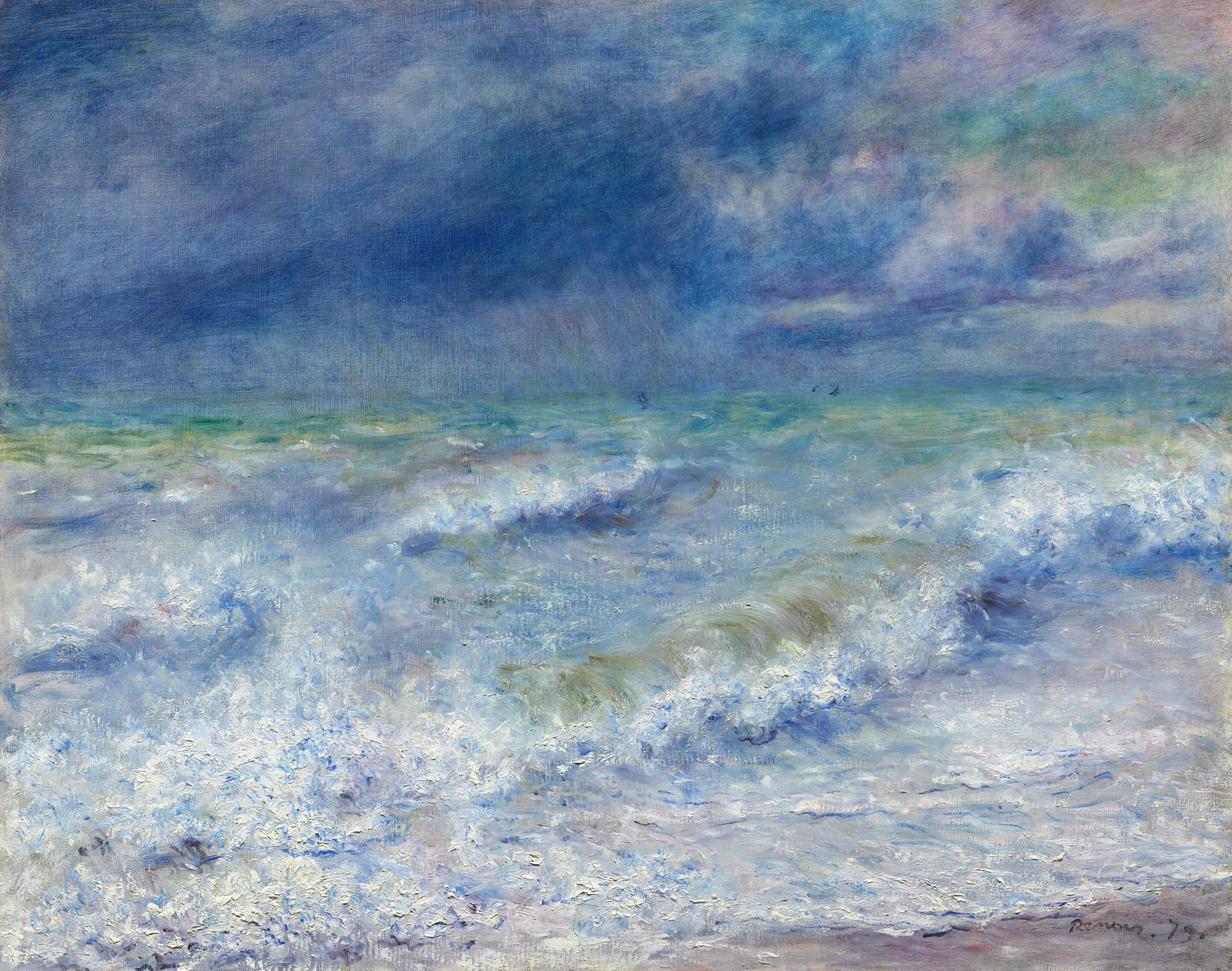 Seascape by Pierre-Auguste Renoir, 1879 — fine art print