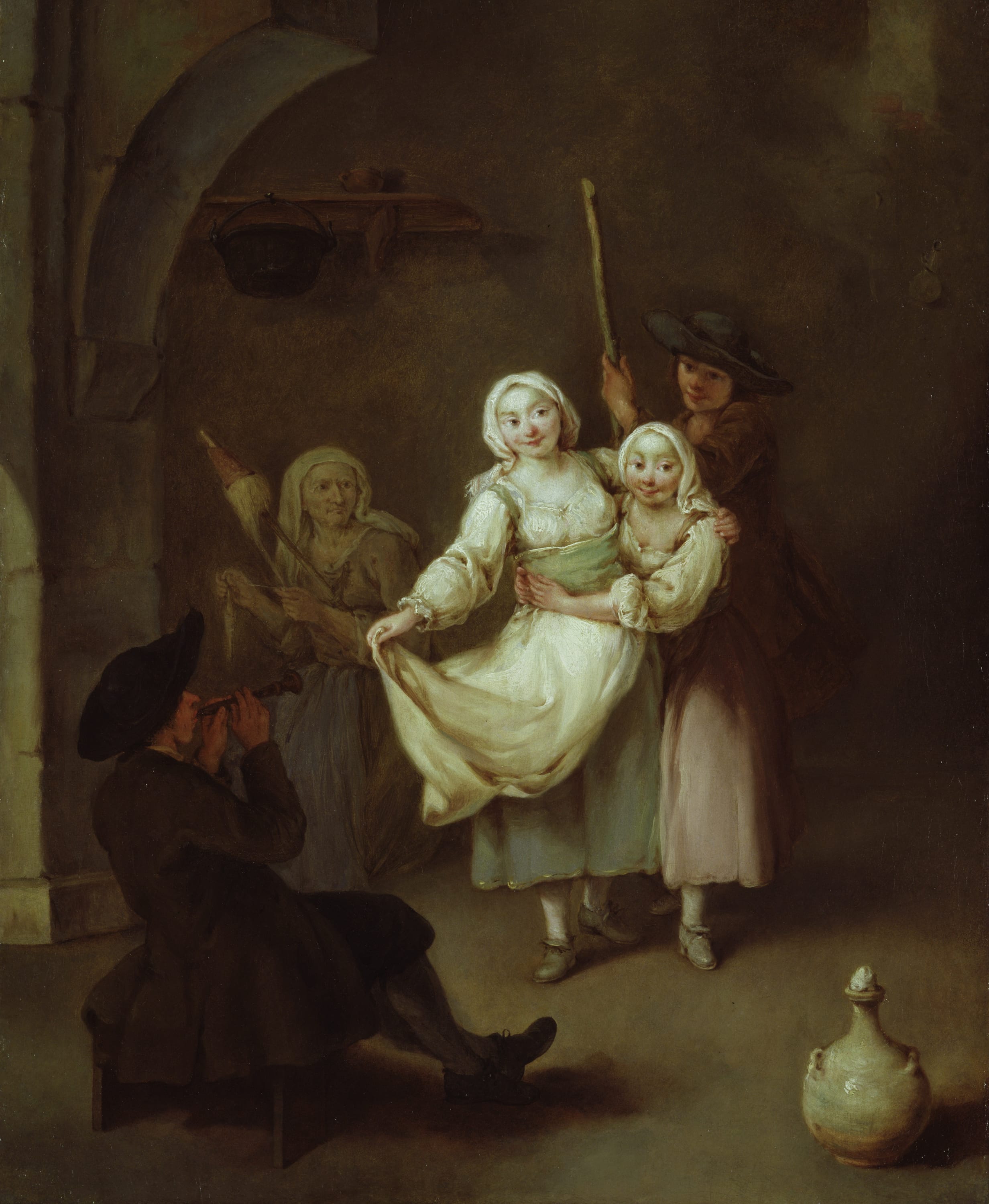 The Dance by Pietro Longhi, c. 1750 — fine art print