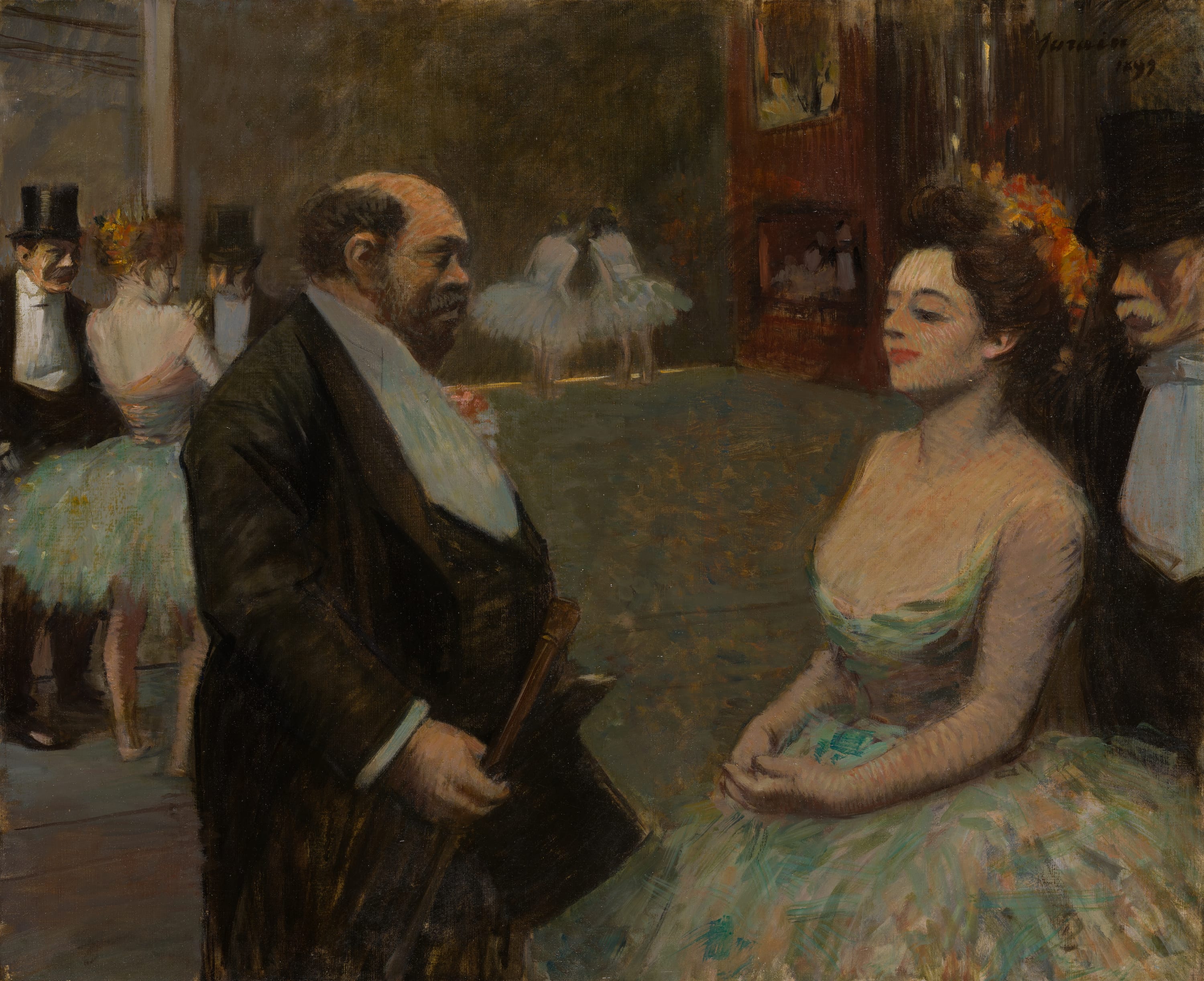 In the Wings by Jean Louis Forain, 1899 — fine art print