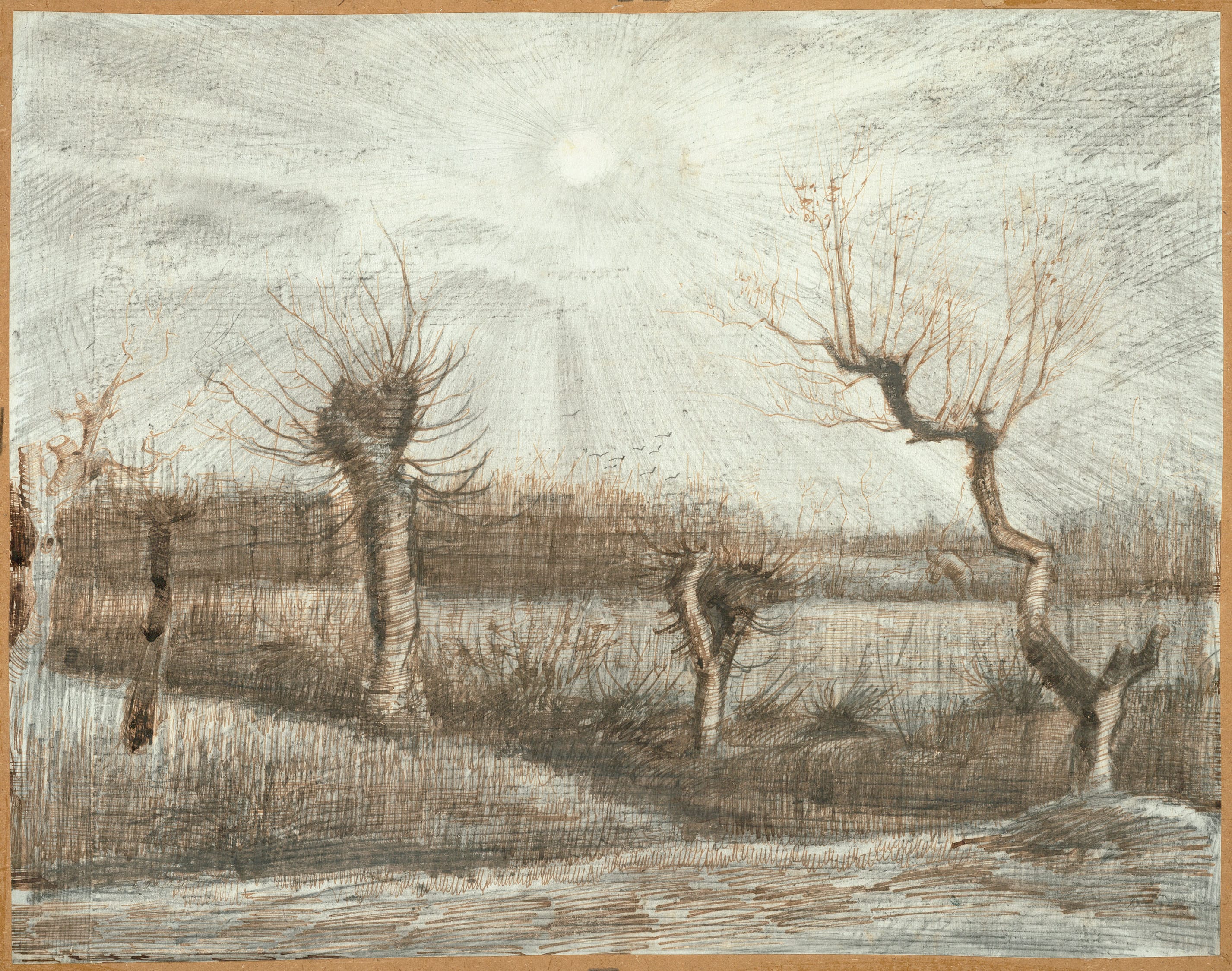 Tetards (Pollards) by Vincent van Gogh, 1884 — fine art print