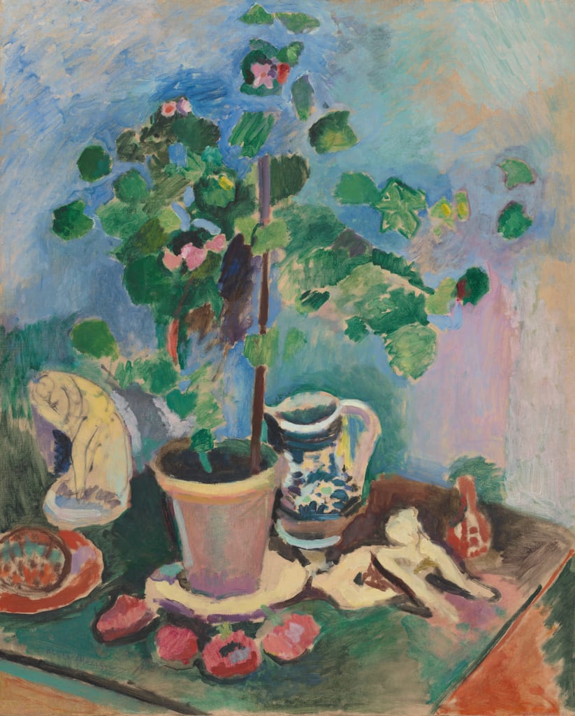 Still Life with Geranium by Henri Matisse, 1906 — fine art print