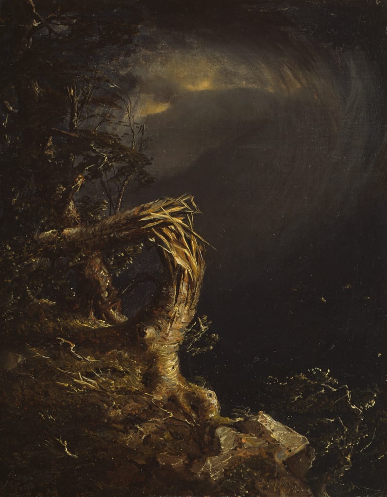 Blasted Tree by Jasper Francis Cropsey, 1850 — fine art print