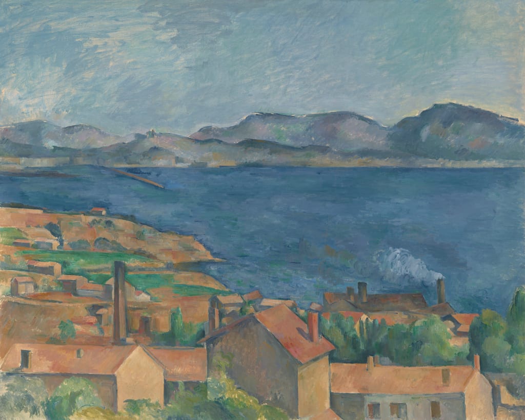The Bay of Marseille, Seen from L'Estaque by Paul Cezanne, c. 1885 — fine art print
