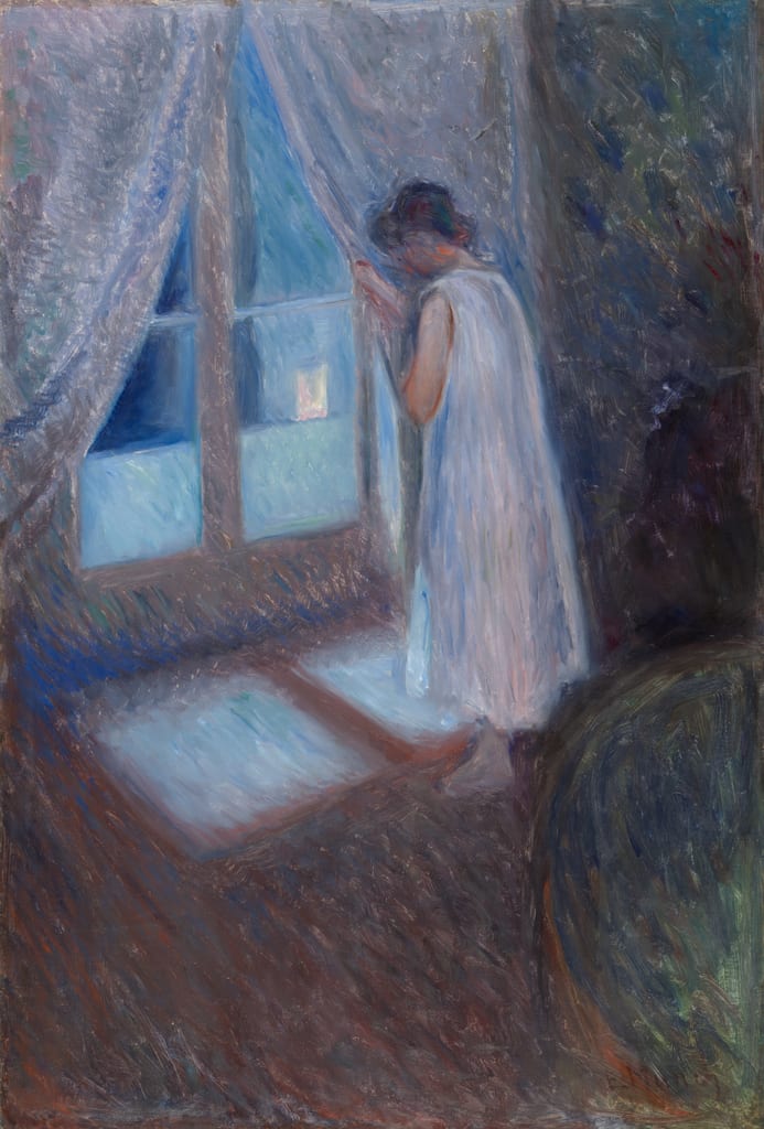 The Girl by the Window by Edvard Munch, 1893 — fine art print