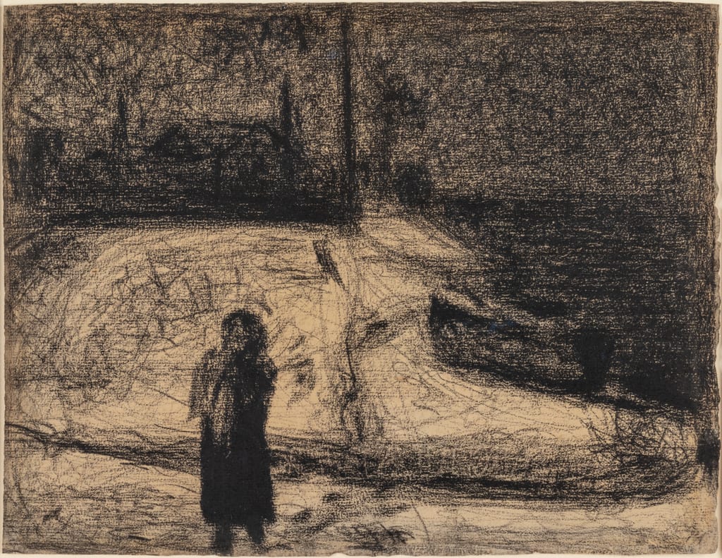 The Zone (Outside the City Walls) by Georges Seurat, 1882–83 — fine art print