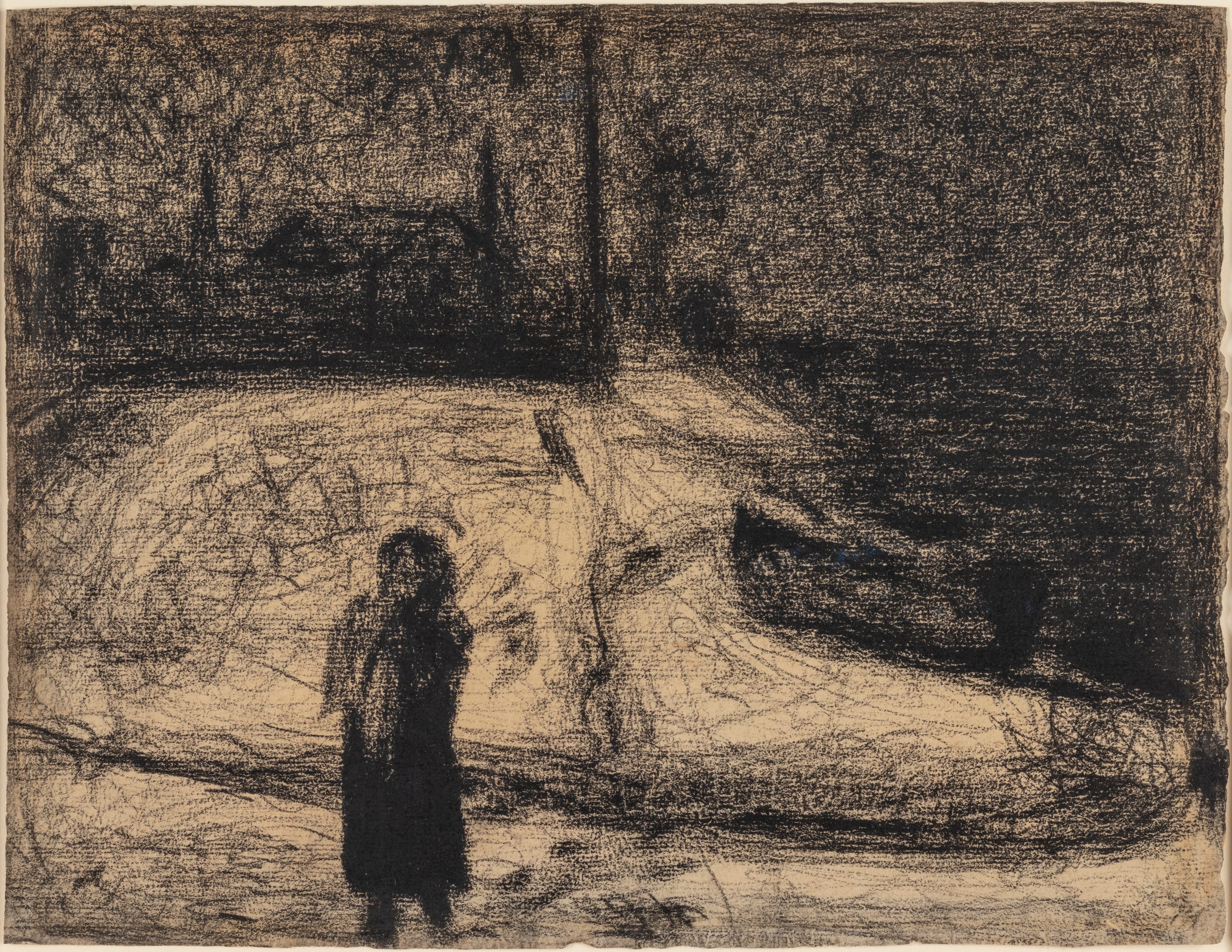 The Zone (Outside the City Walls) by Georges Seurat, 1882–83 — fine art print