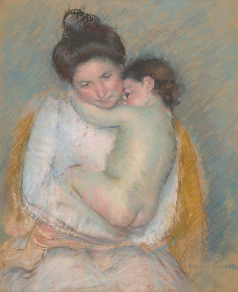 Sleepy Nicolle by Mary Cassatt, c. 1900 — fine art print