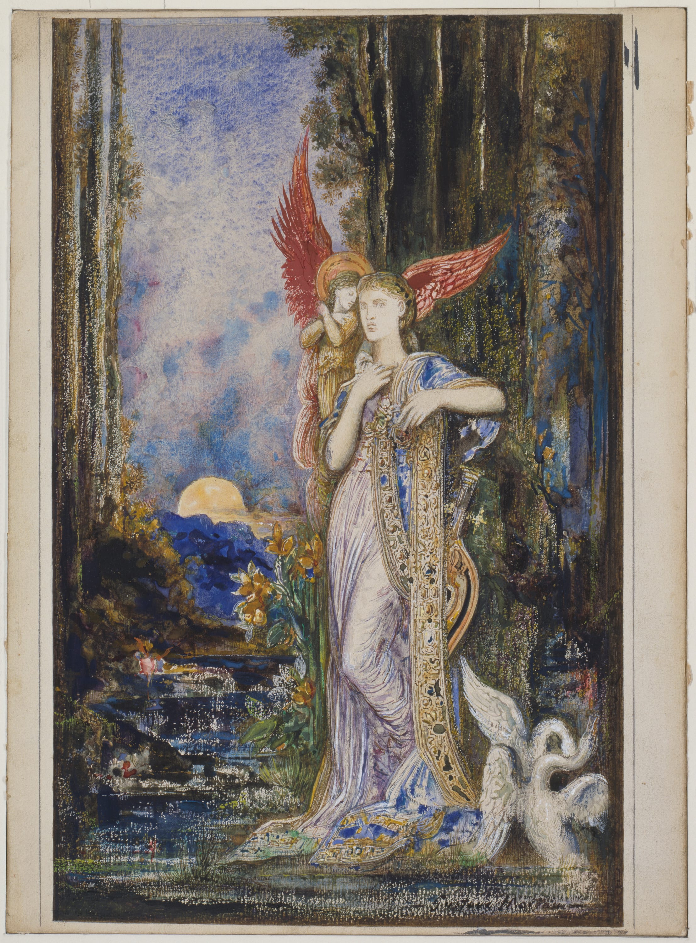 Inspiration by Gustave Moreau, c. 1893 — fine art print